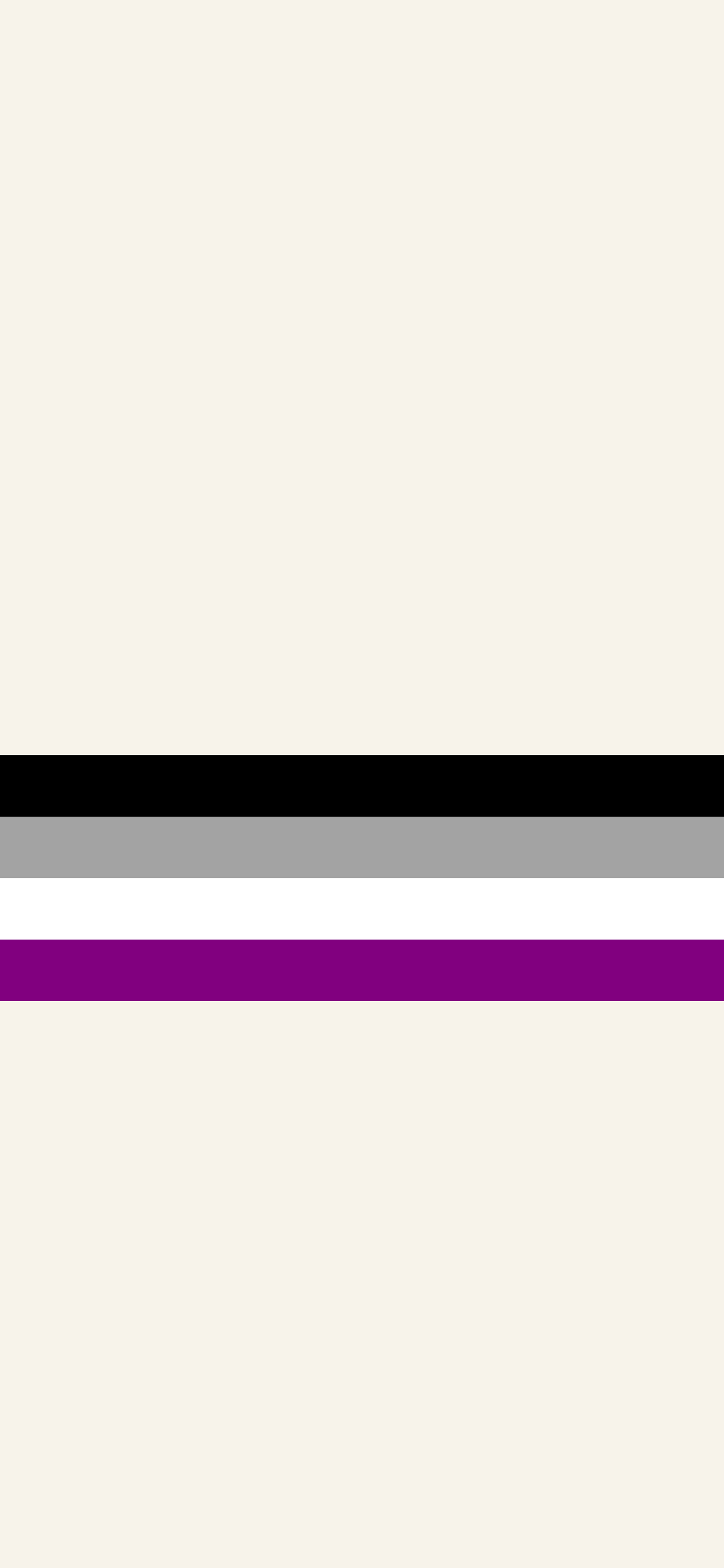 Asexual Minimalist Pride Stripe wallpaper for iPhone and Android