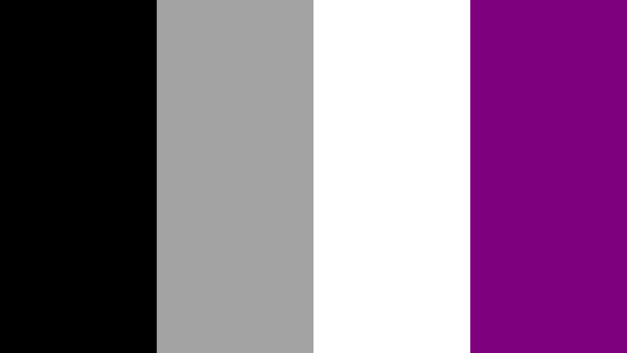 Asexual Vertical Pride Stripes desktop wallpaper in 4K
