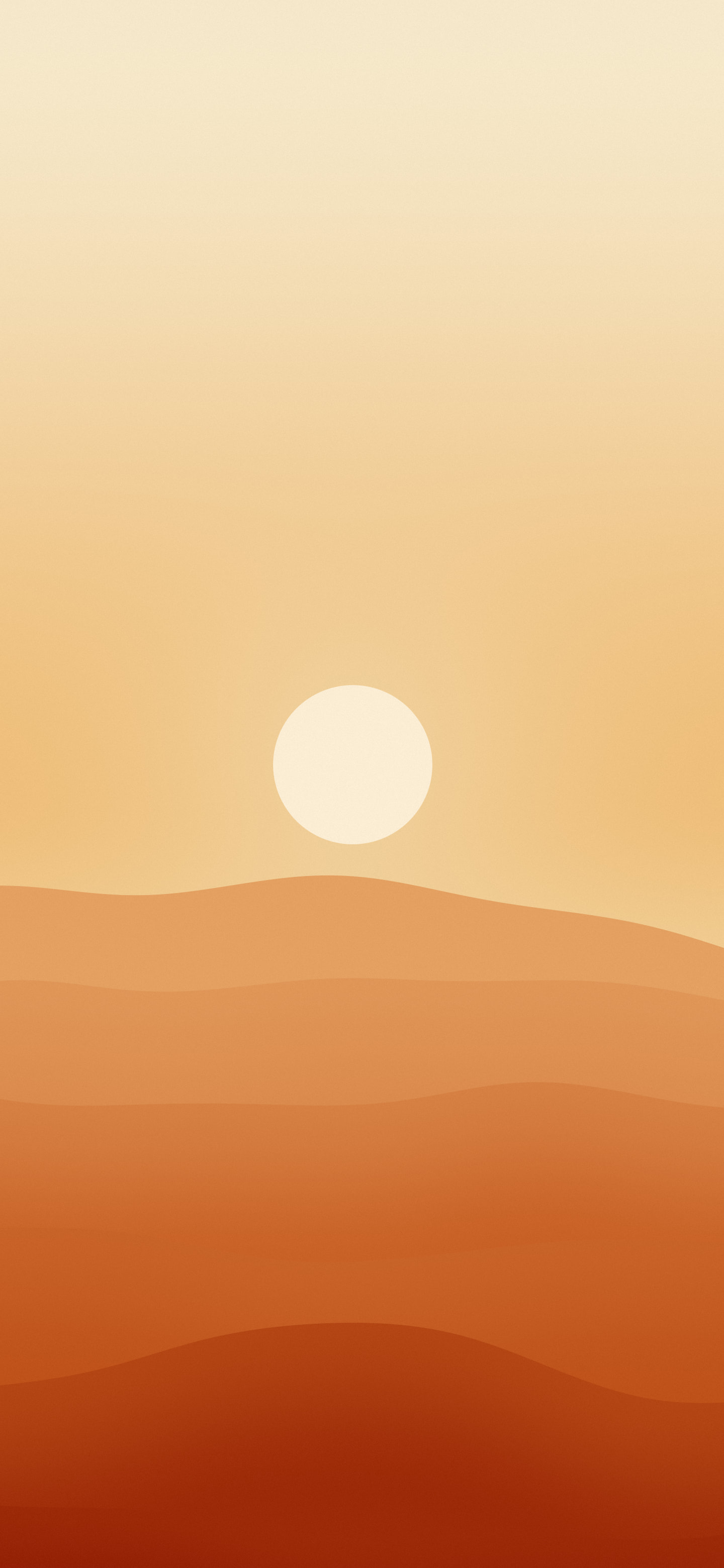 Autumn Minimalist Desert Dunes wallpaper for iPhone and Android