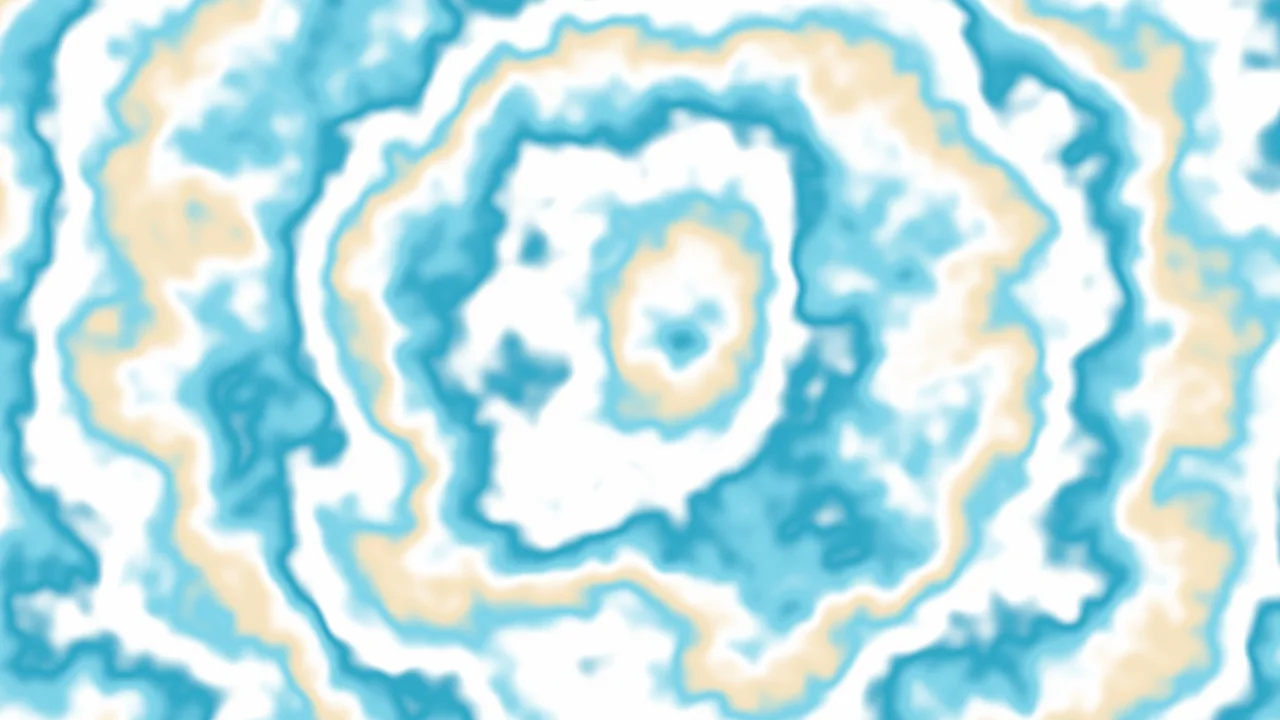 Beach Bullseye Tie Dye desktop wallpaper in 4K