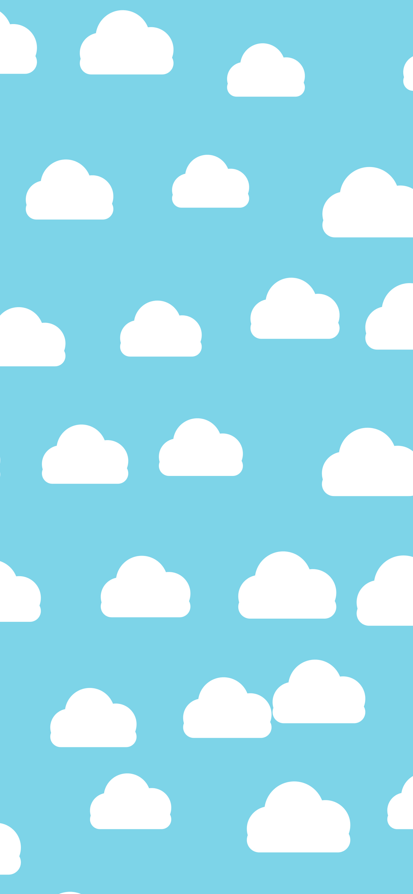 Beach Cloud Pattern wallpaper for iPhone and Android