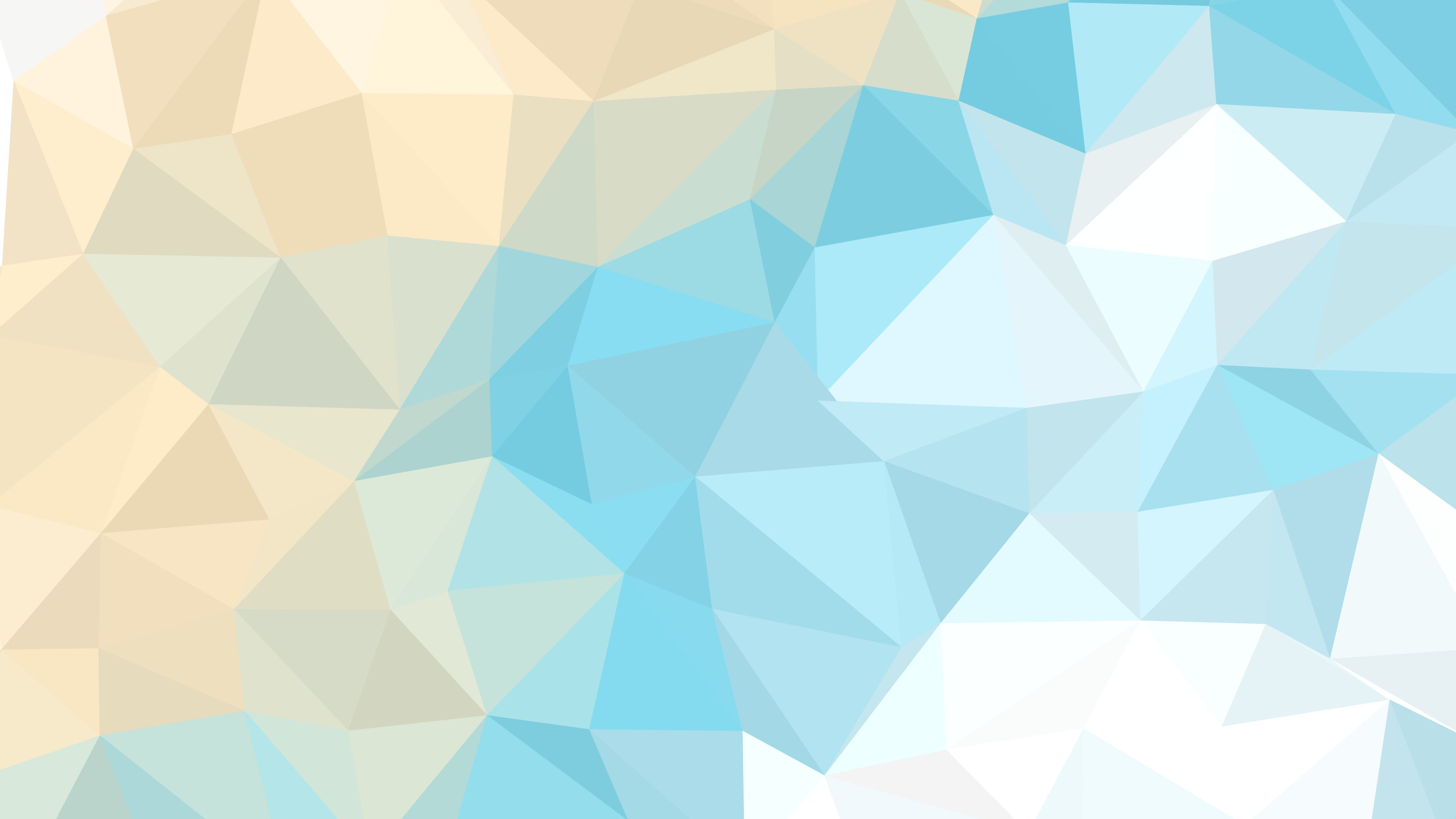 Beach Low Poly desktop wallpaper in 4K