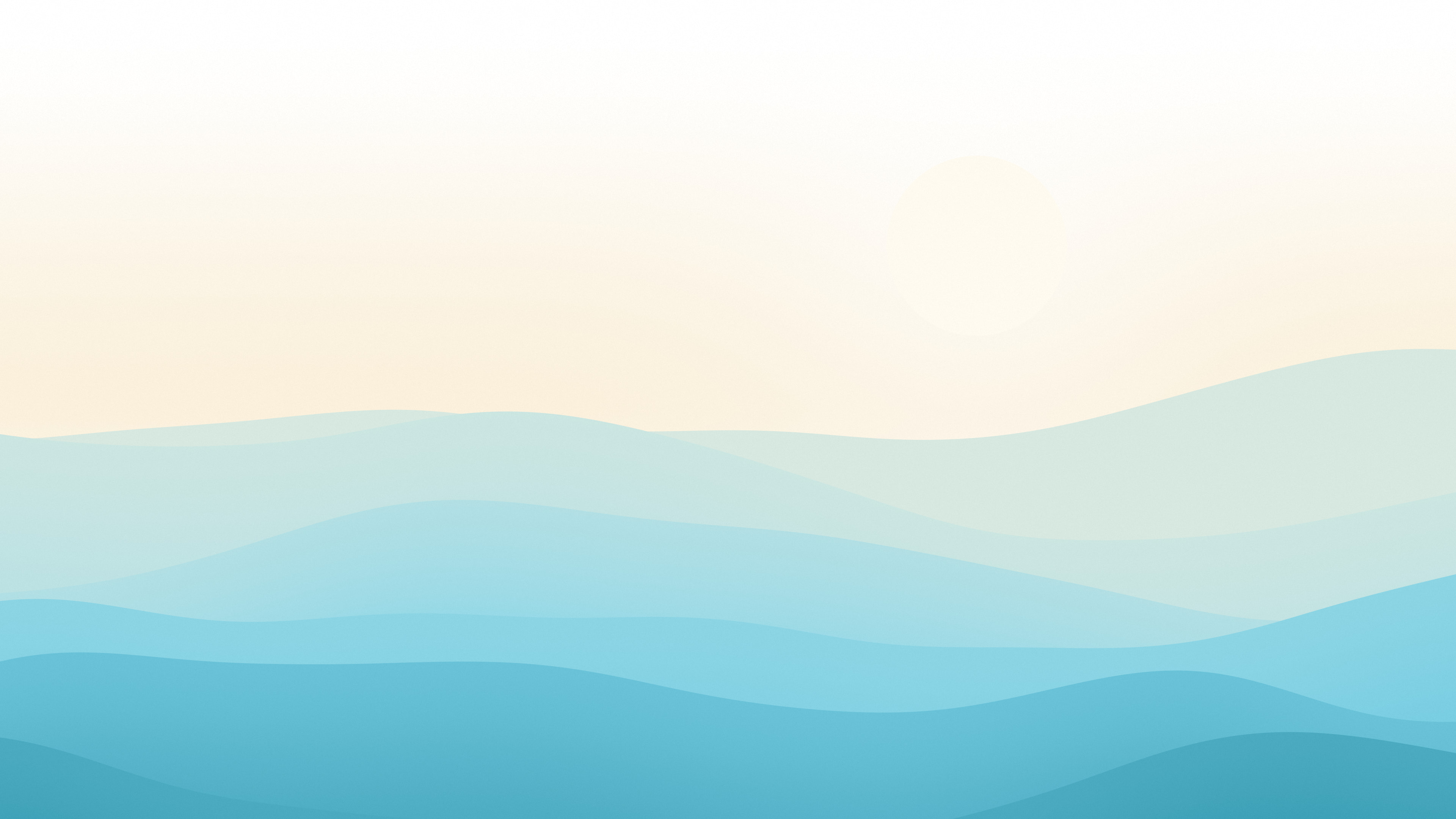 Beach Minimalist Desert Dunes desktop wallpaper in 4K