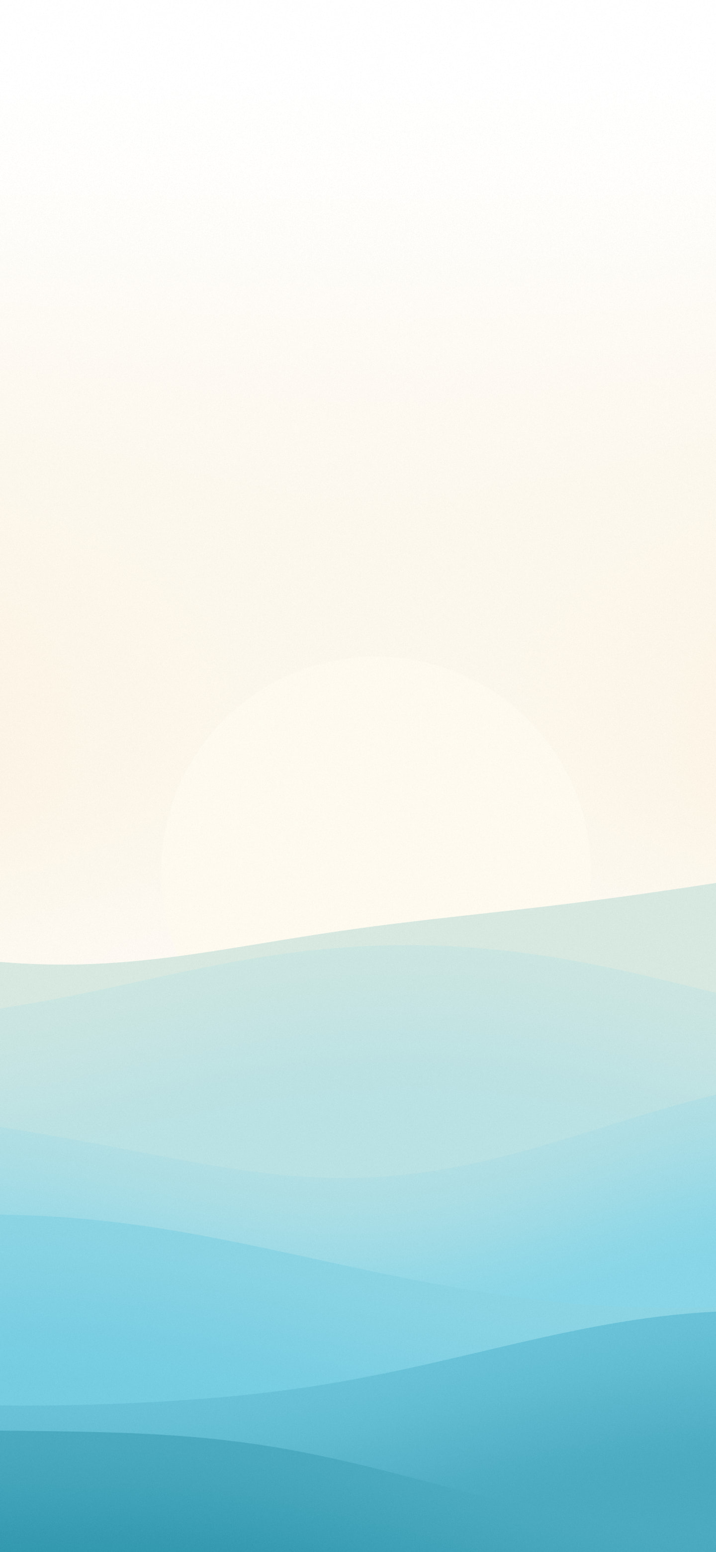 Beach Minimalist Sunset Hills wallpaper for iPhone and Android