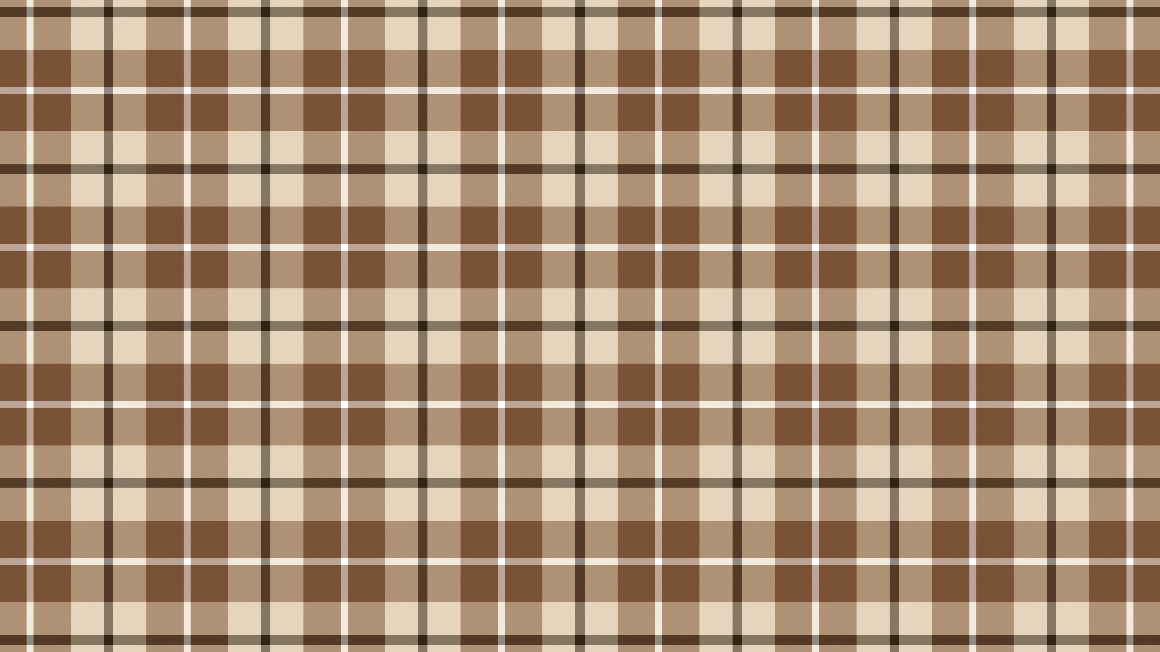Beige and Brown Tartan Plaid desktop wallpaper in 4K