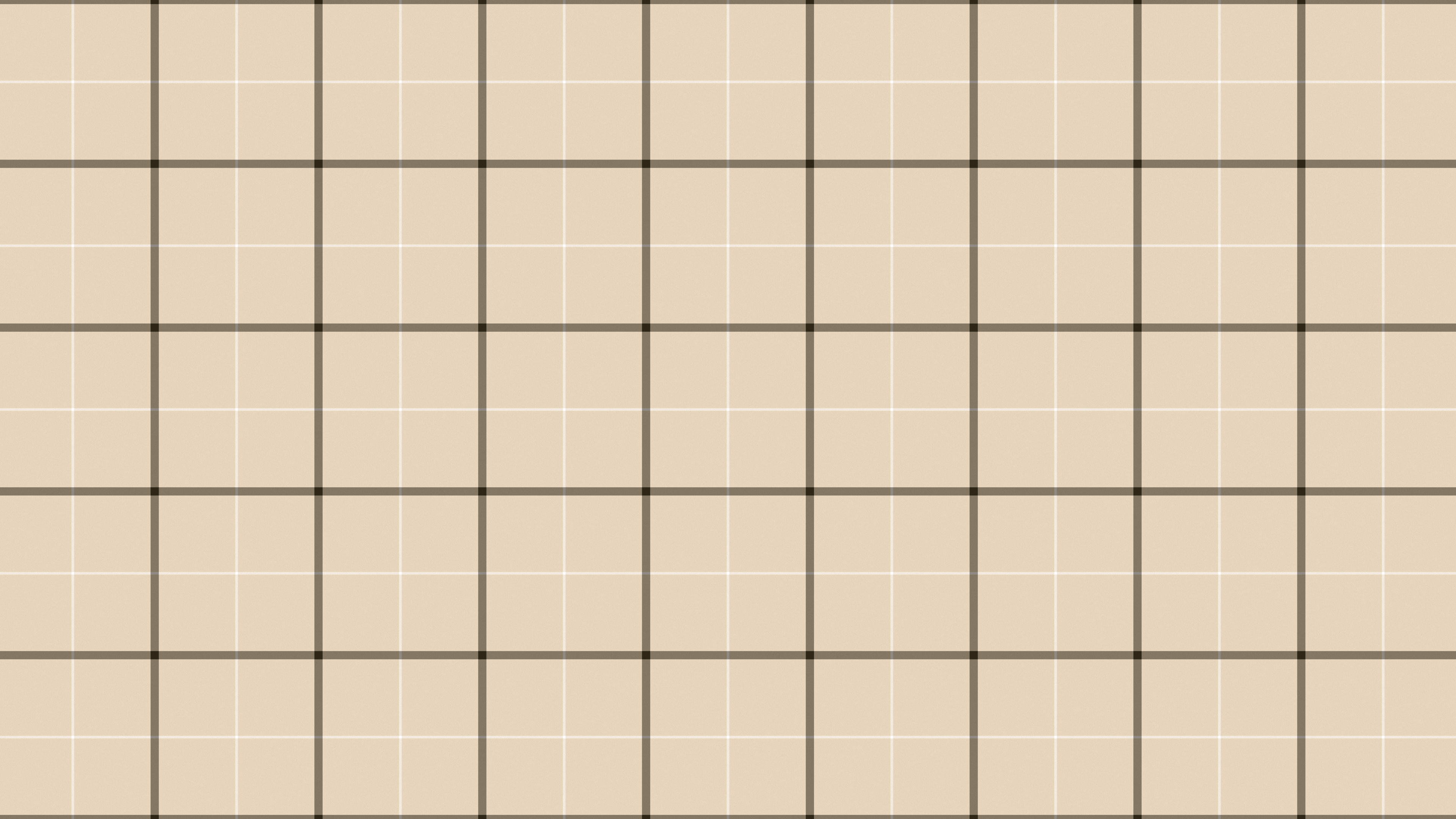 Beige and Brown Windowpane Plaid desktop wallpaper in 4K