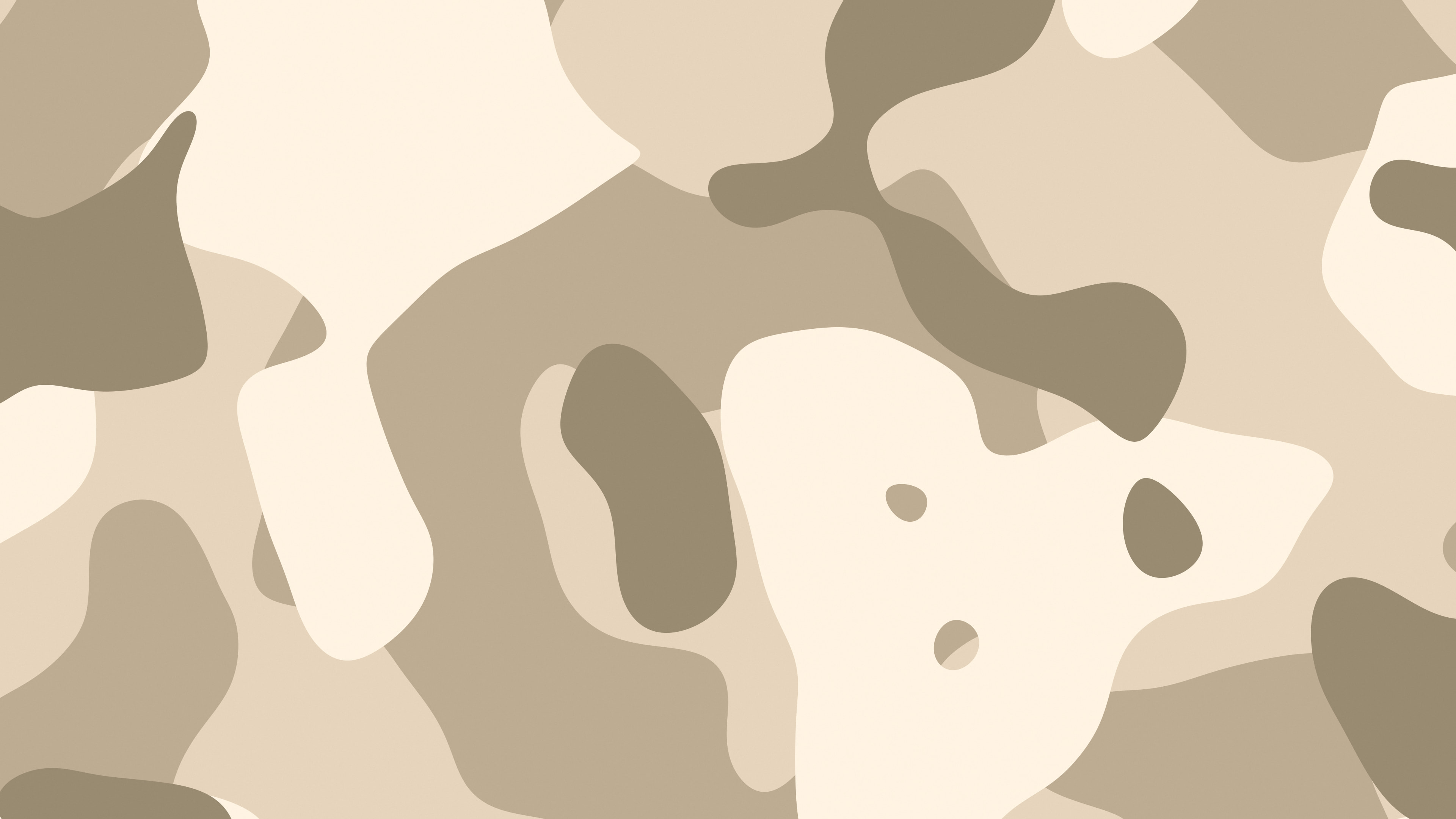 Beige Camo desktop wallpaper in 4K
