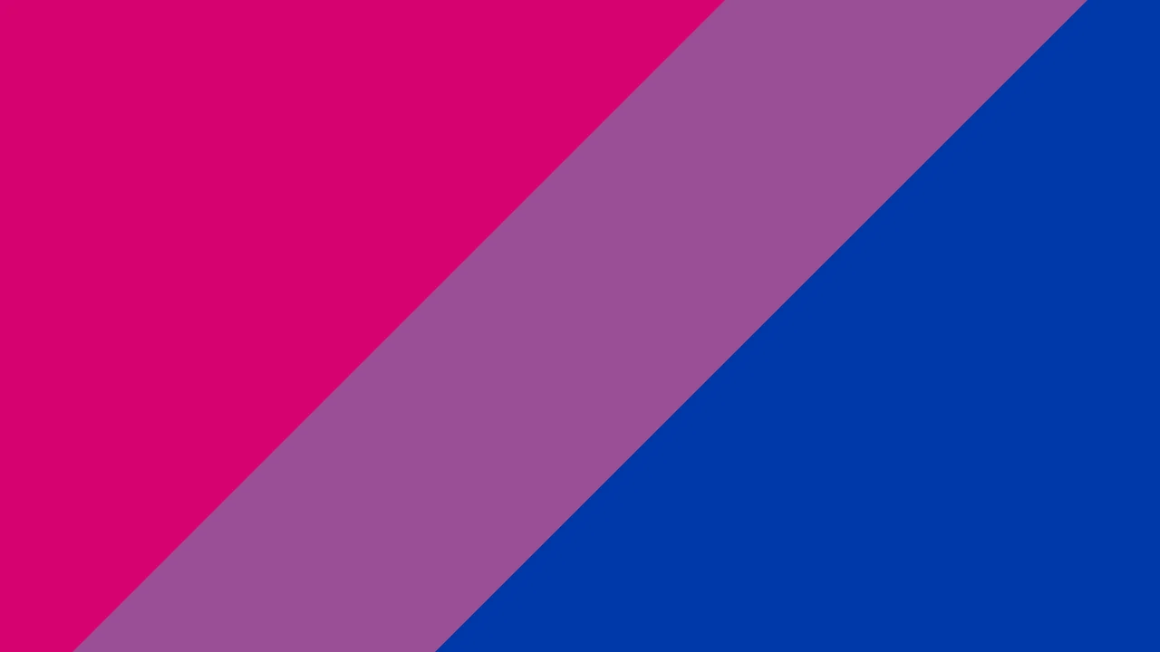 Bisexual Diagonal Pride Stripes desktop wallpaper in 4K