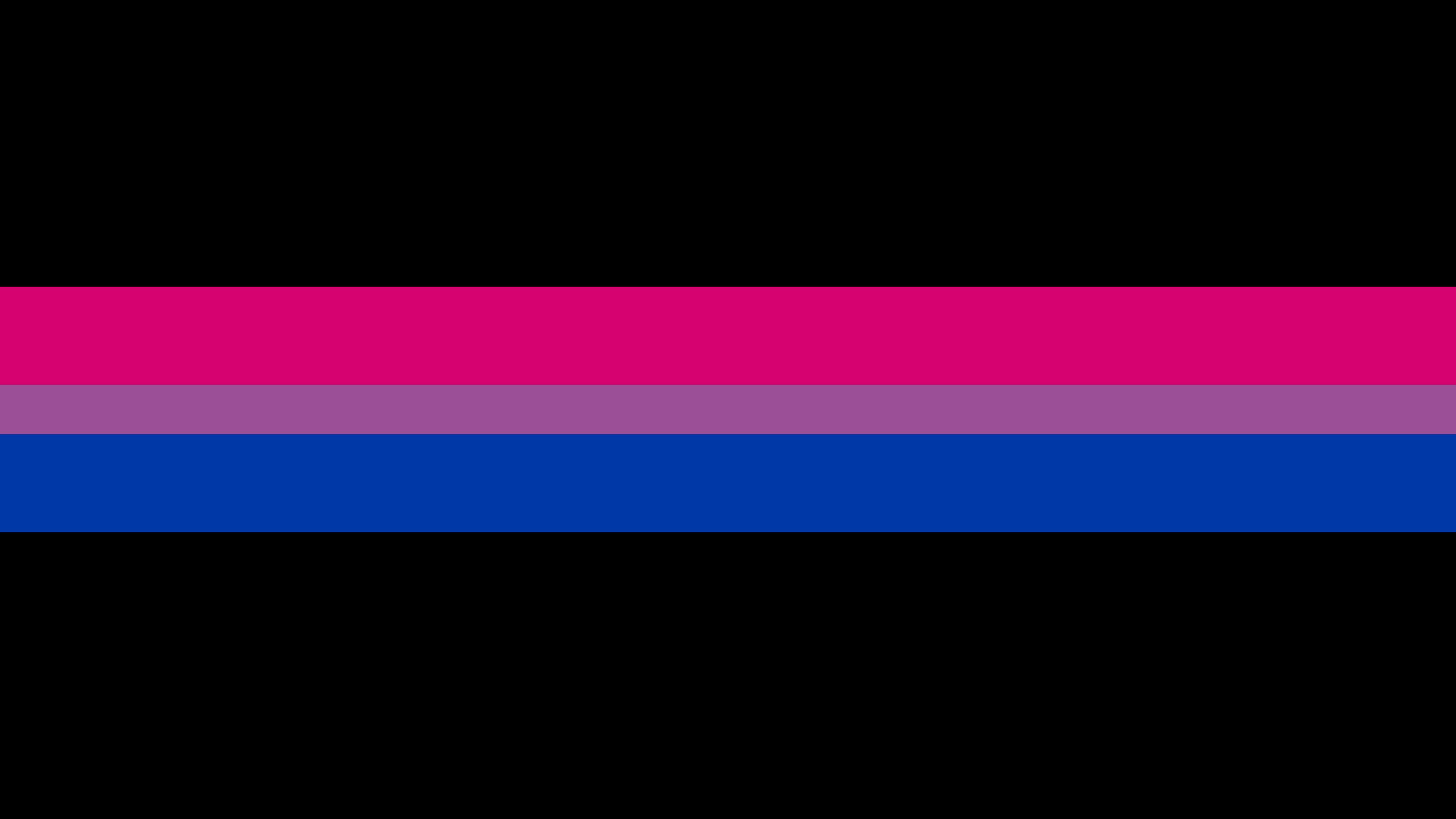 Bisexual Subtle Pride Stripe desktop wallpaper in 4K