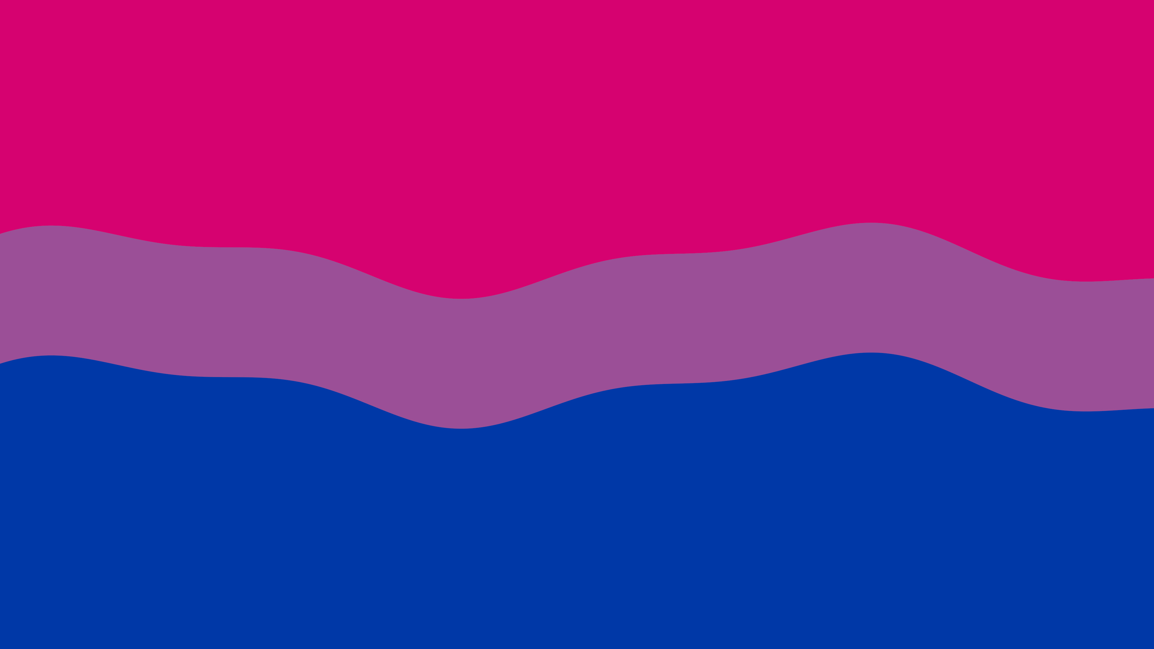 Bisexual Wavy Pride Flag desktop wallpaper in 4K