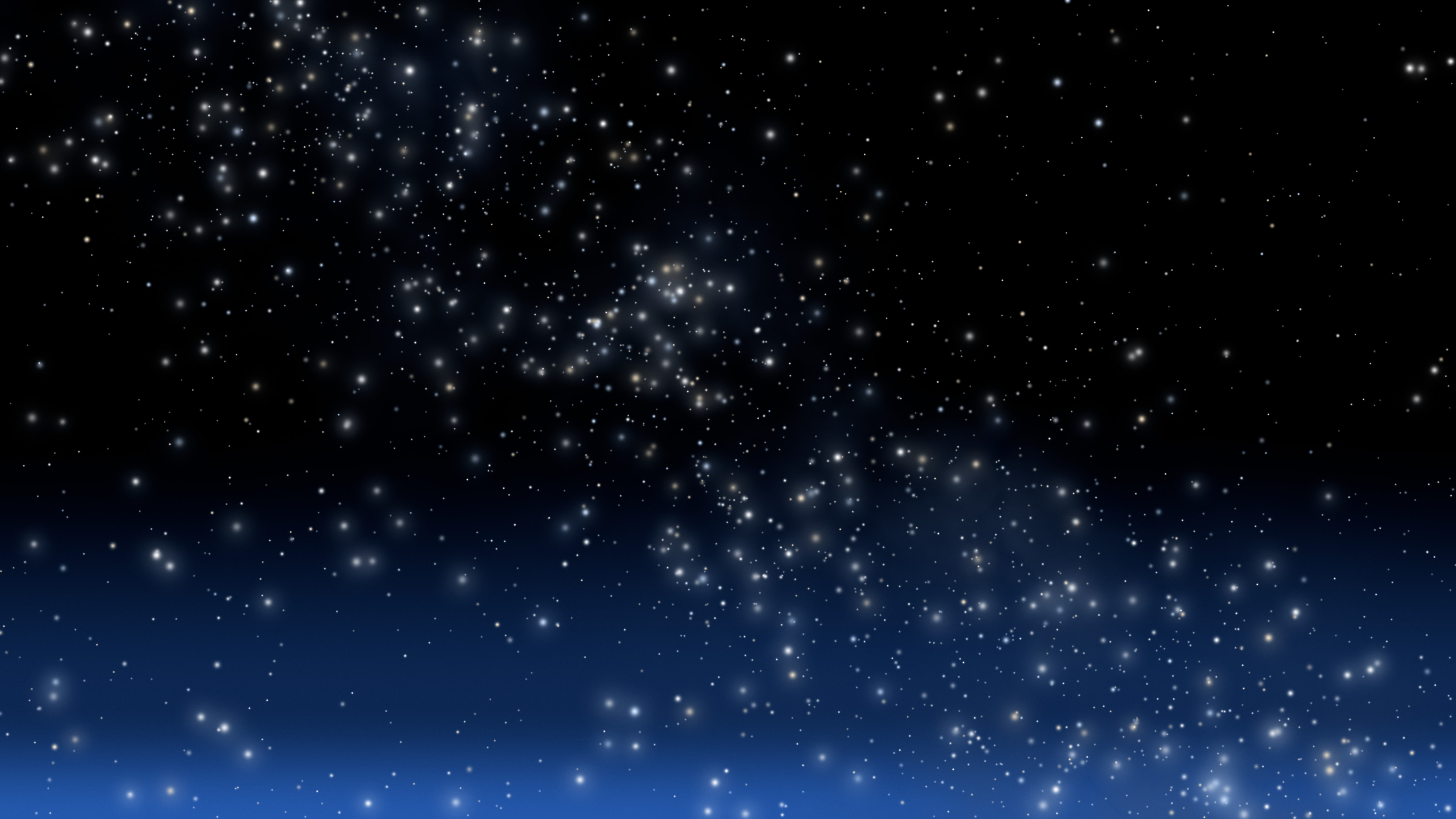 Black and Blue Milky Way Galaxy desktop wallpaper in 4K