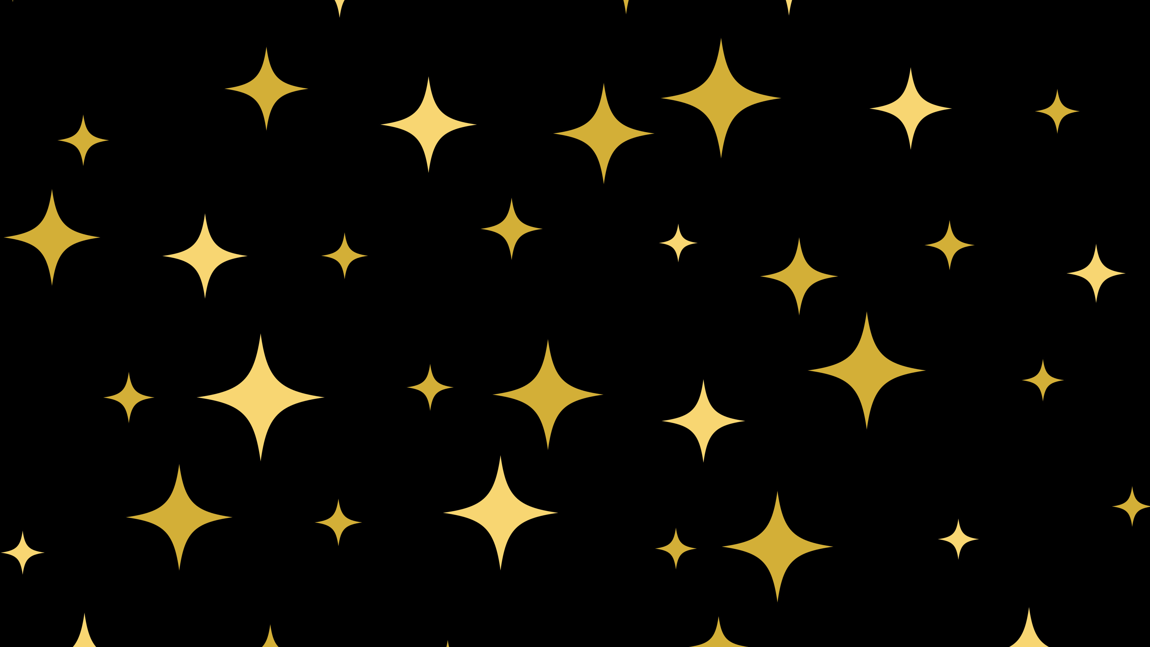 Black and Gold Sparkle Pattern desktop wallpaper in 4K