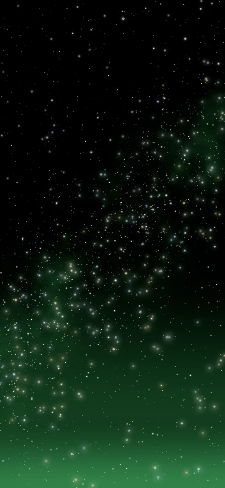 Black and Green Milky Way Galaxy wallpaper for iPhone and Android