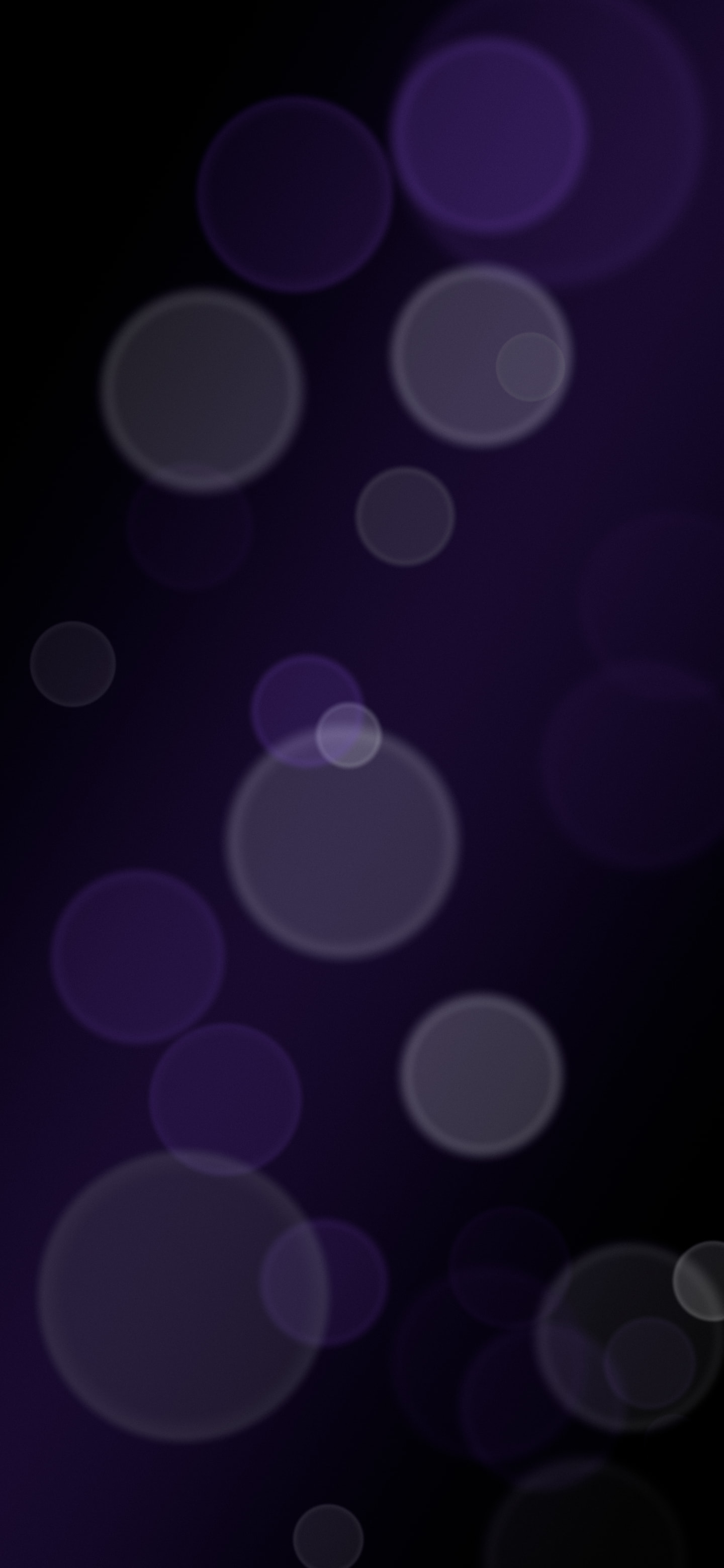 Black and Purple Bokeh Lights wallpaper for iPhone and Android