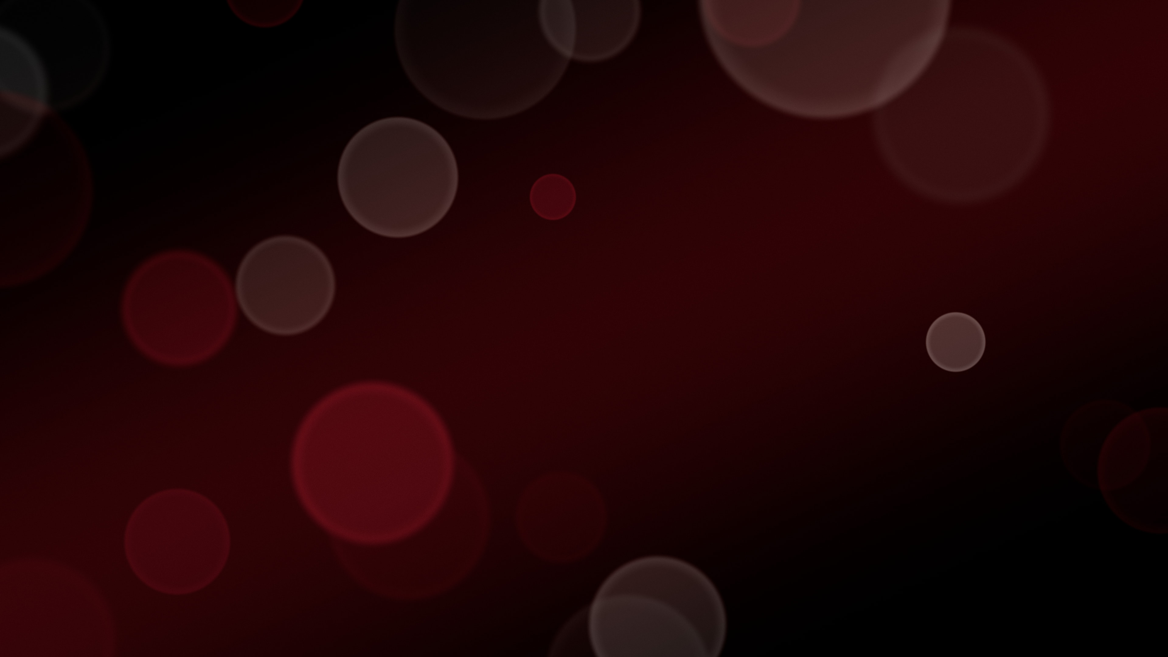 Black and Red Bokeh Lights desktop wallpaper in 4K