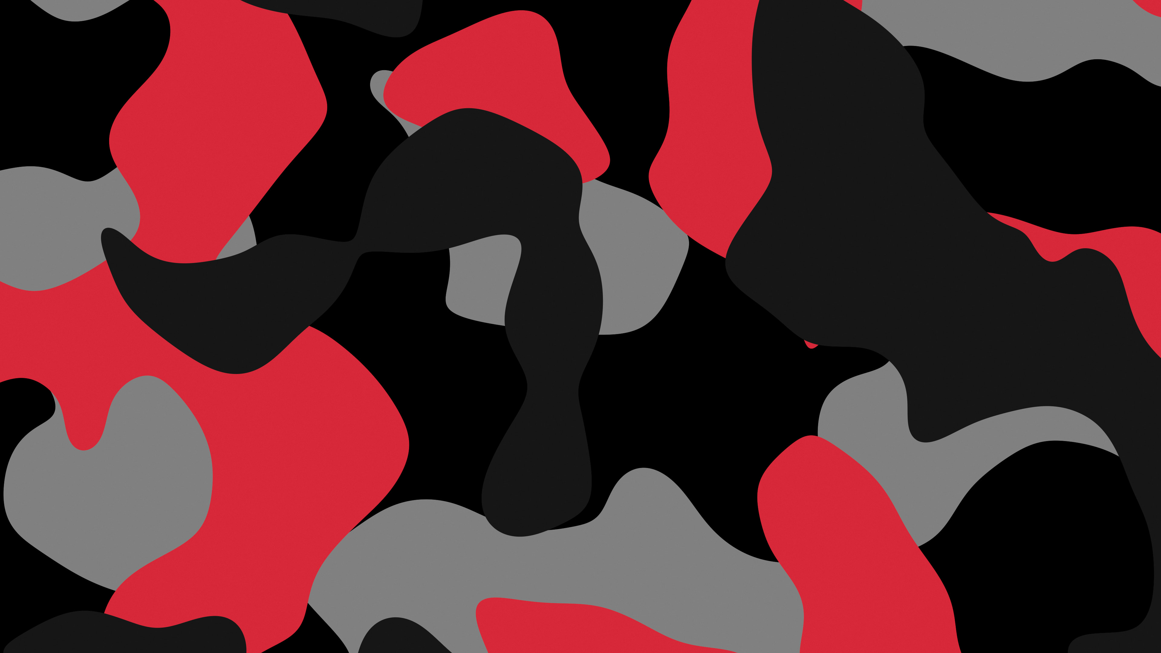 Black and Red Camo desktop wallpaper in 4K