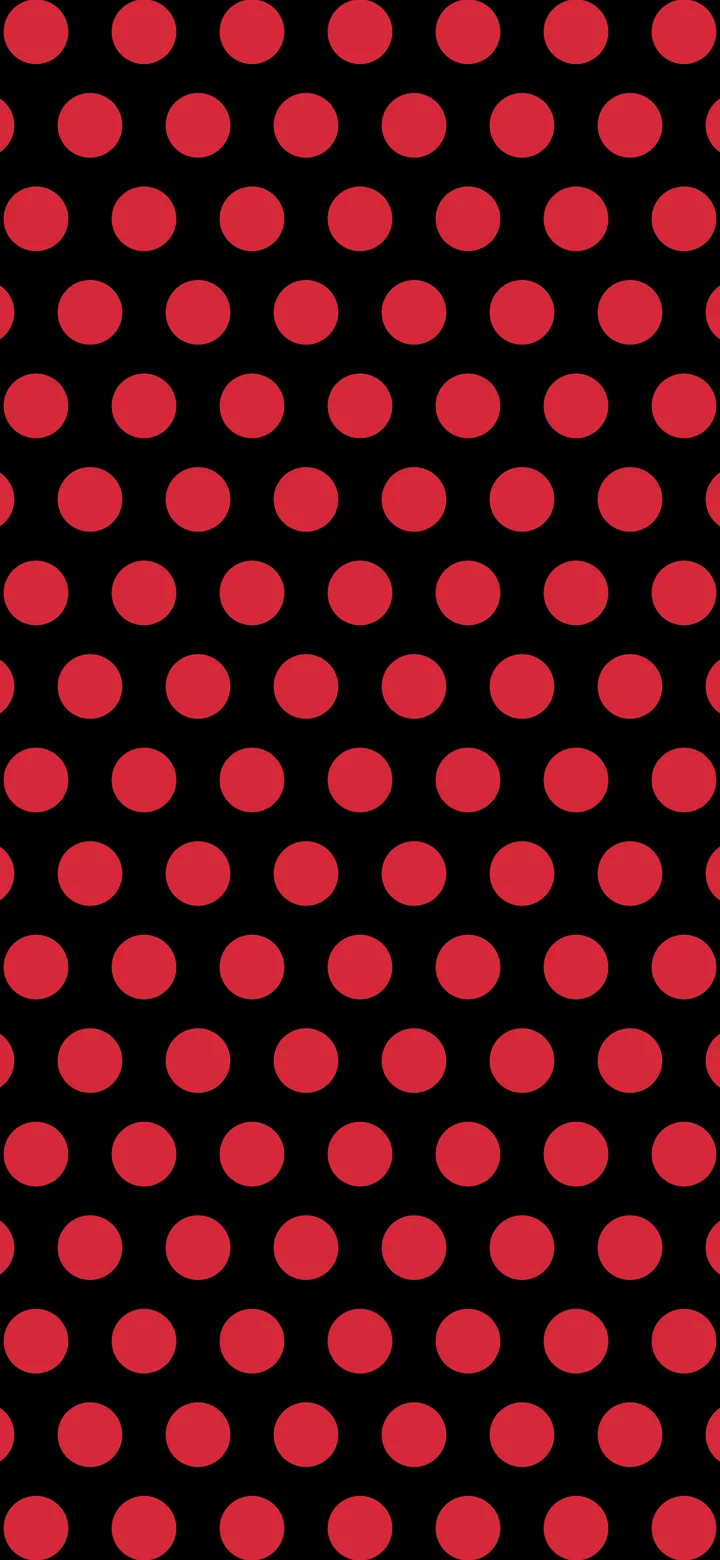 Black and Red Polka Dot wallpaper for iPhone and Android