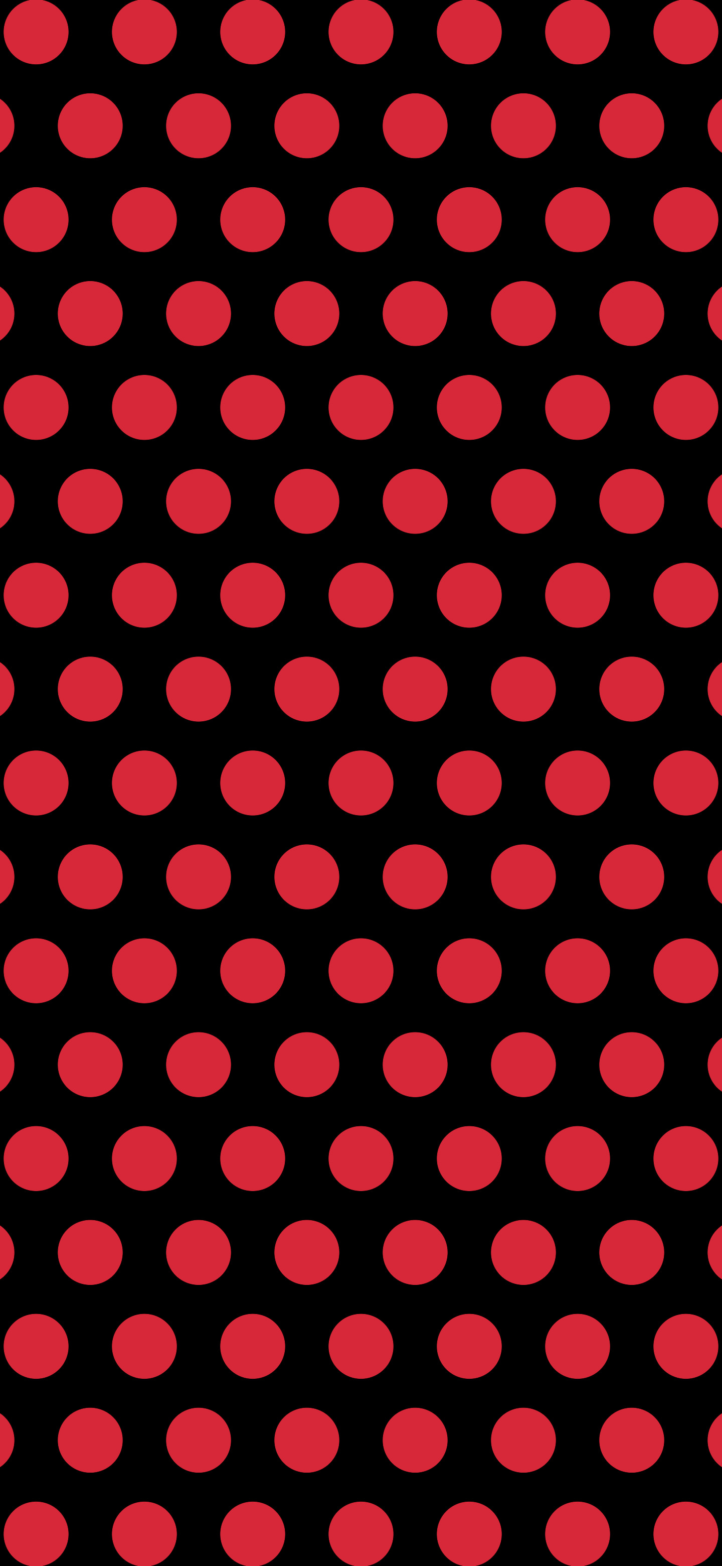 Black and Red Polka Dot wallpaper for iPhone and Android