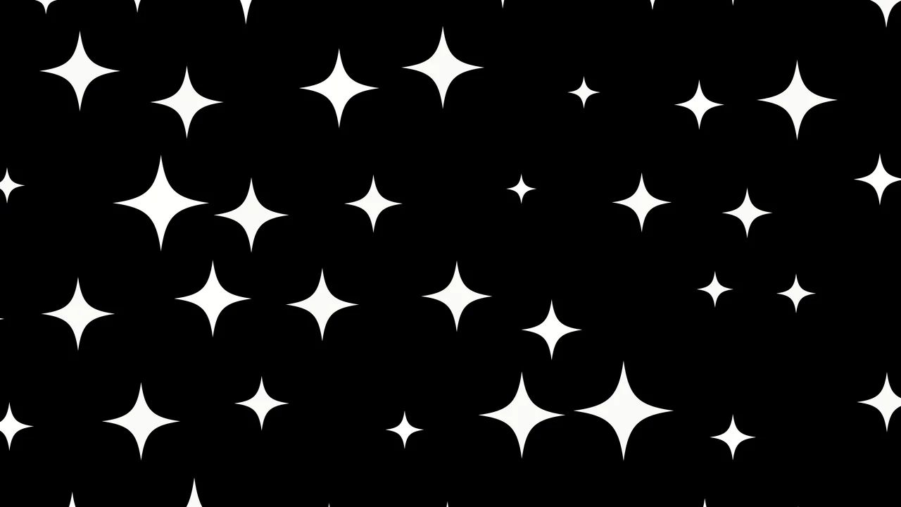 Black and White Sparkle Pattern desktop wallpaper in 4K