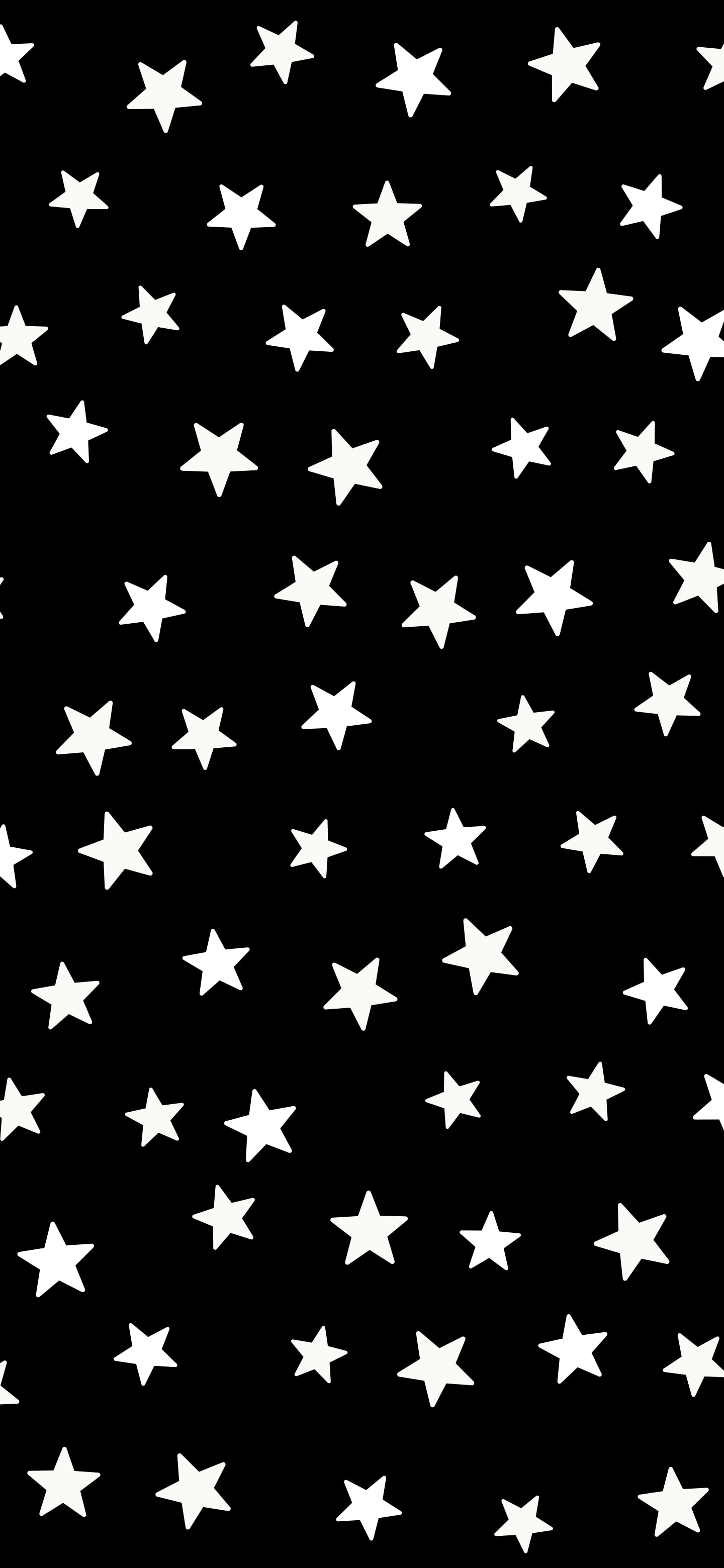 Black and White Star Pattern wallpaper for iPhone and Android