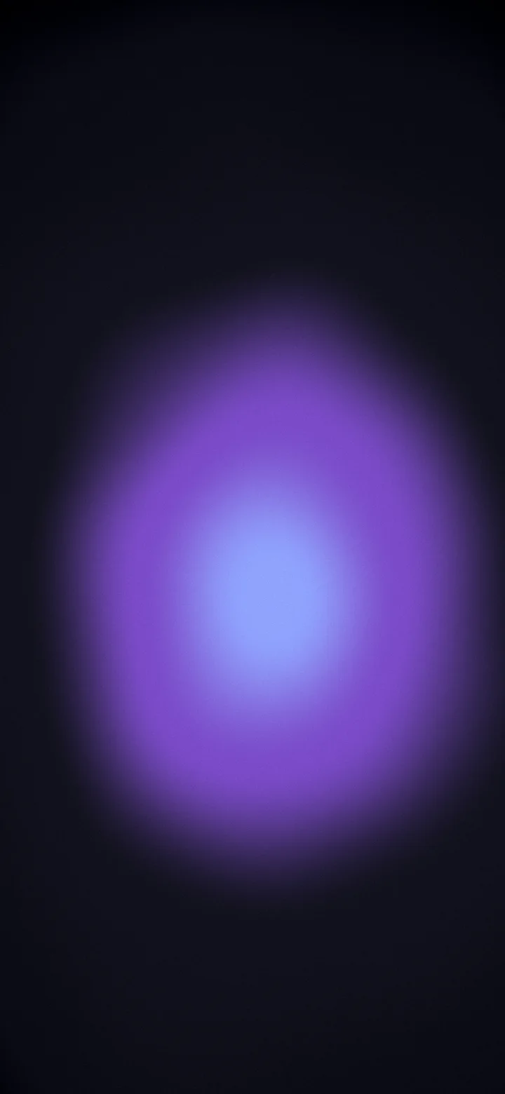 Black, Blue and Purple Aura Gradient wallpaper for iPhone and Android