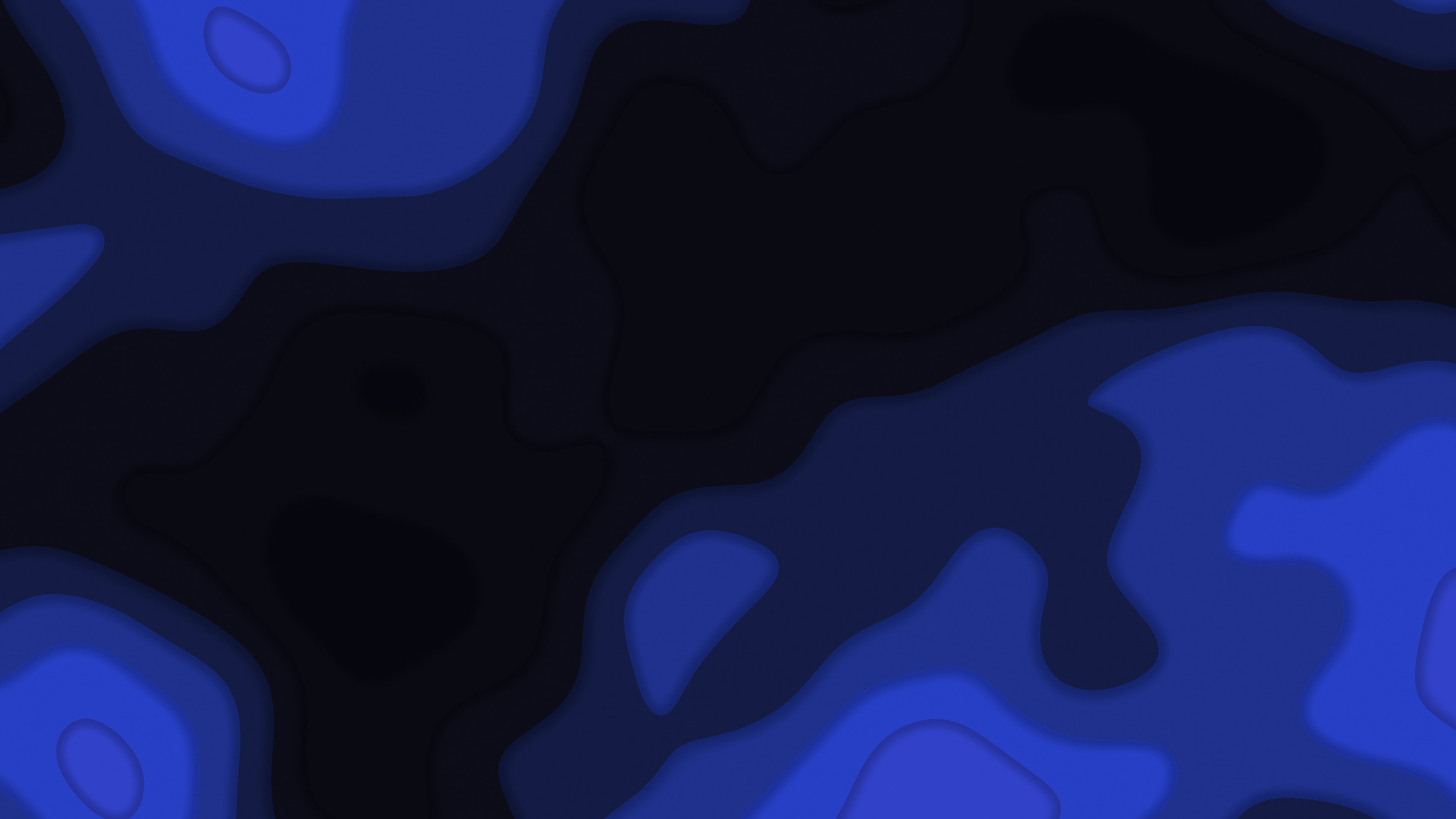 Black, Blue and Purple Layered Topographic desktop wallpaper in 4K