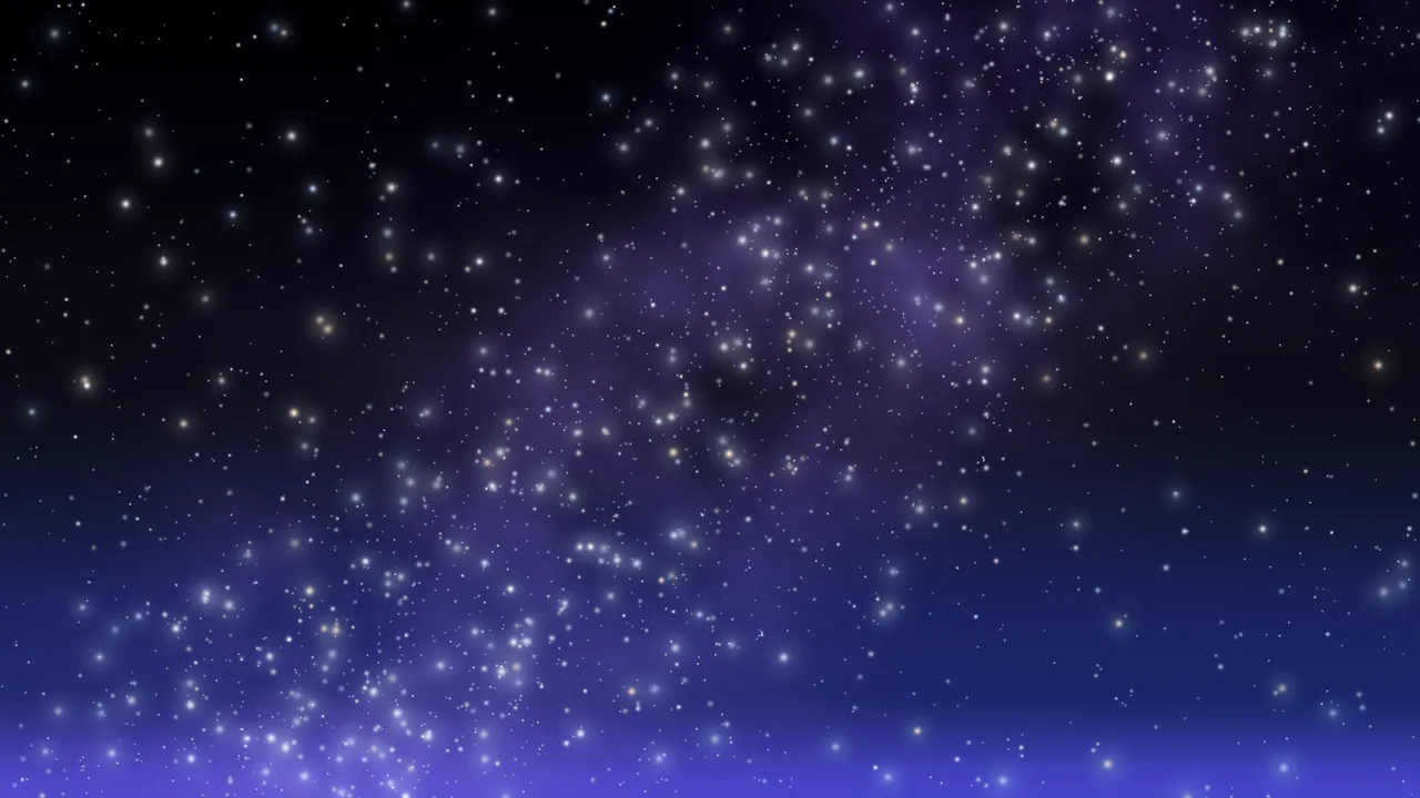Black, Blue and Purple Milky Way Galaxy desktop wallpaper in 4K