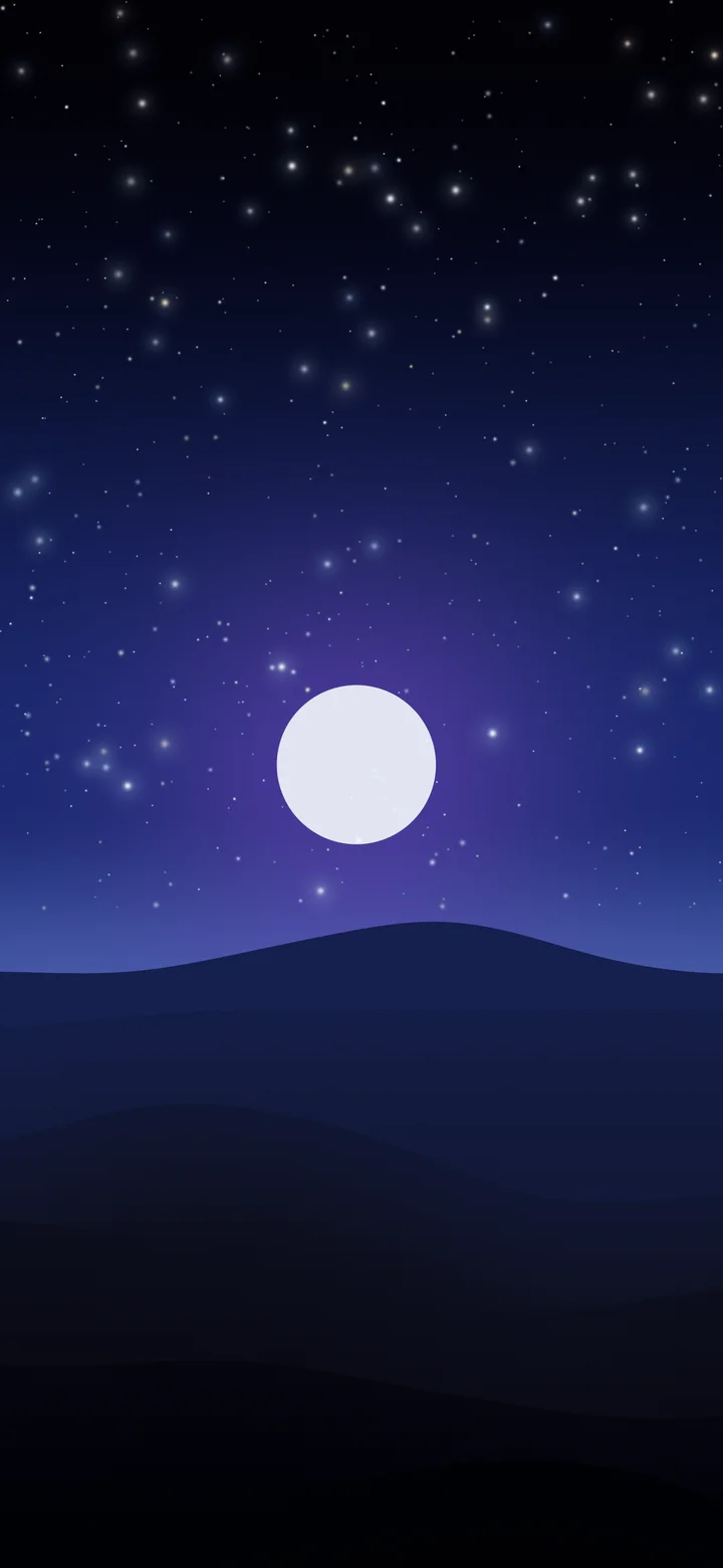 Black, Blue and Purple Minimalist Desert Dunes wallpaper for iPhone and Android