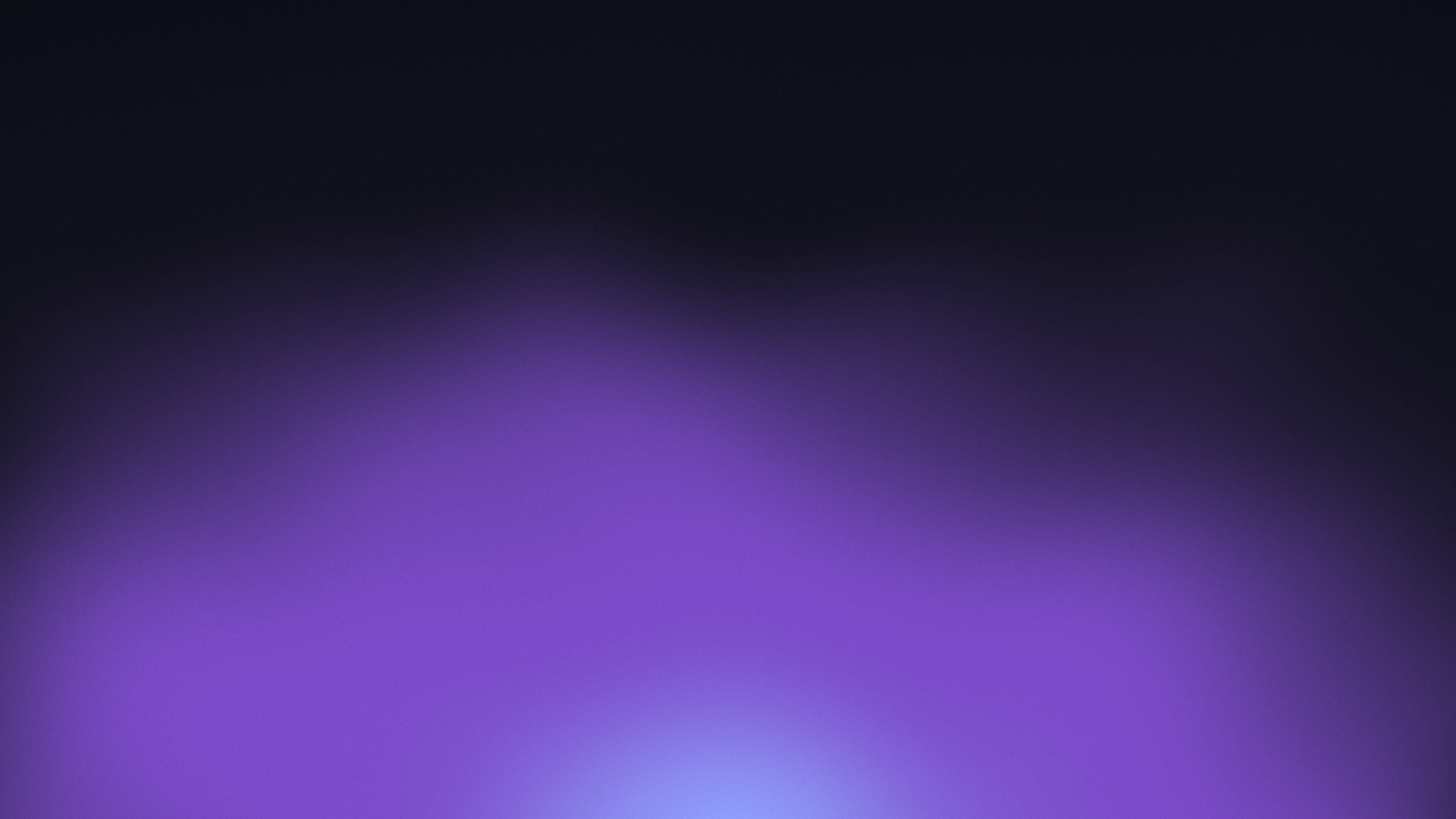 Black, Blue and Purple Sunrise Aura Gradient desktop wallpaper in 4K