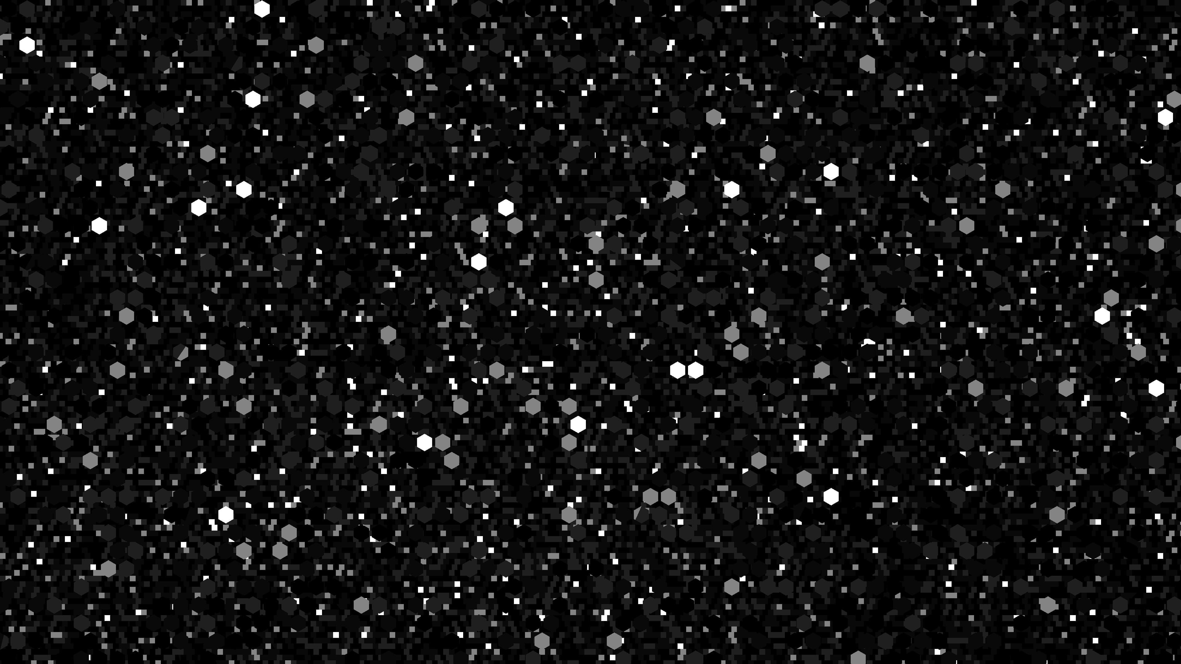 Black Chunky Glitter desktop wallpaper in 4K