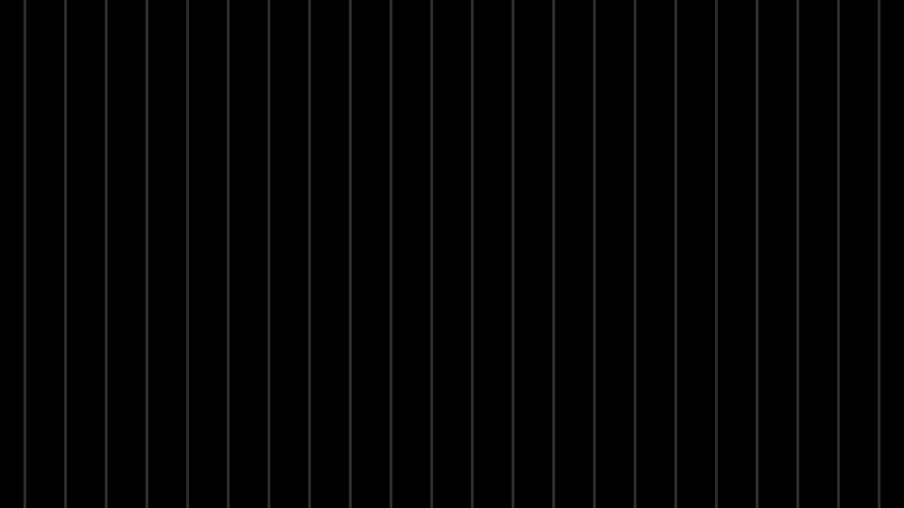 Black Pinstripe desktop wallpaper in 4K