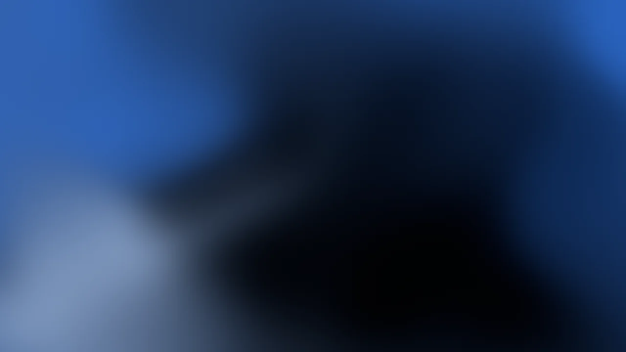 Blue and Black Mesh Gradient desktop wallpaper in 4K