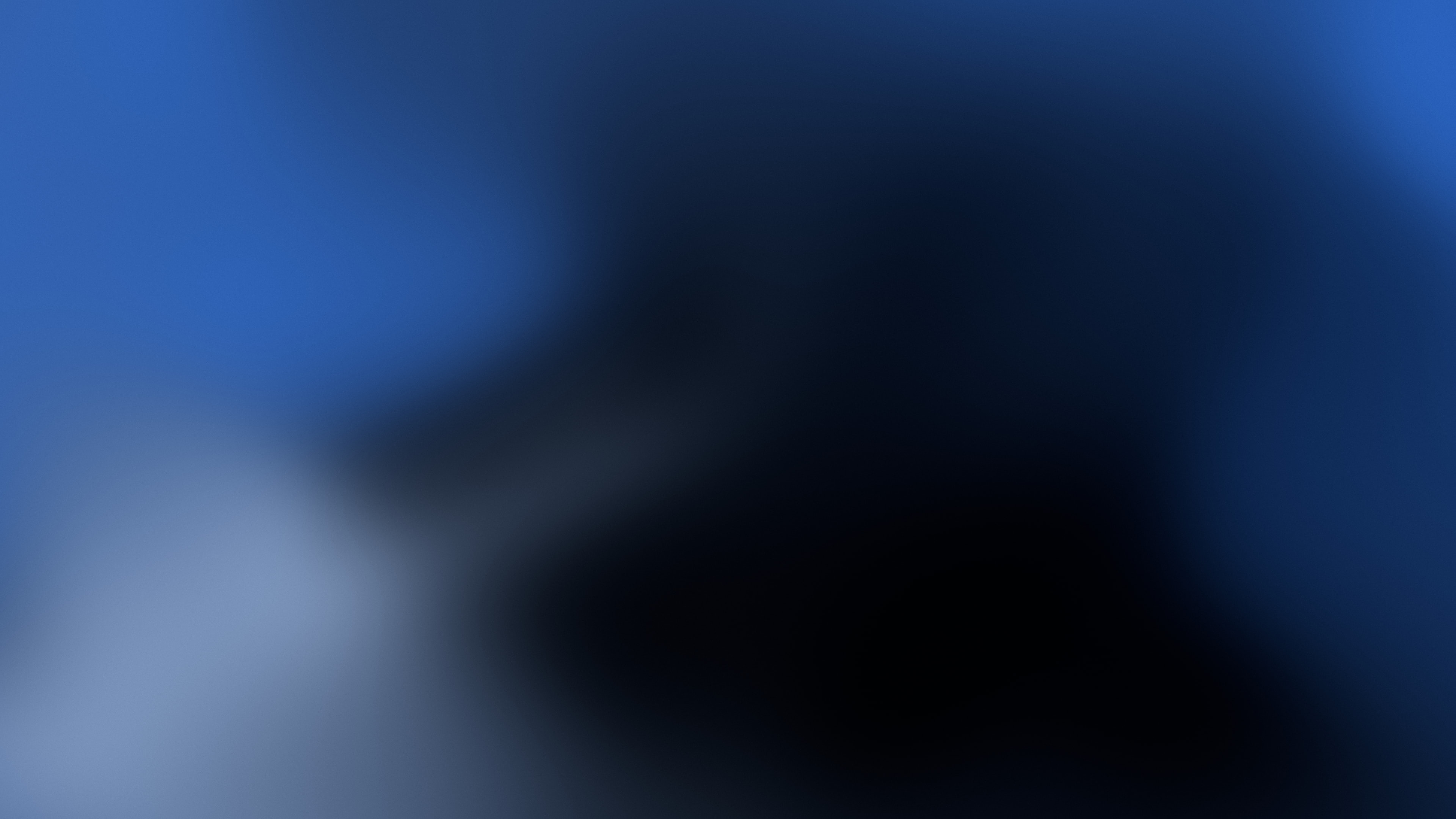 Blue and Black Mesh Gradient desktop wallpaper in 4K