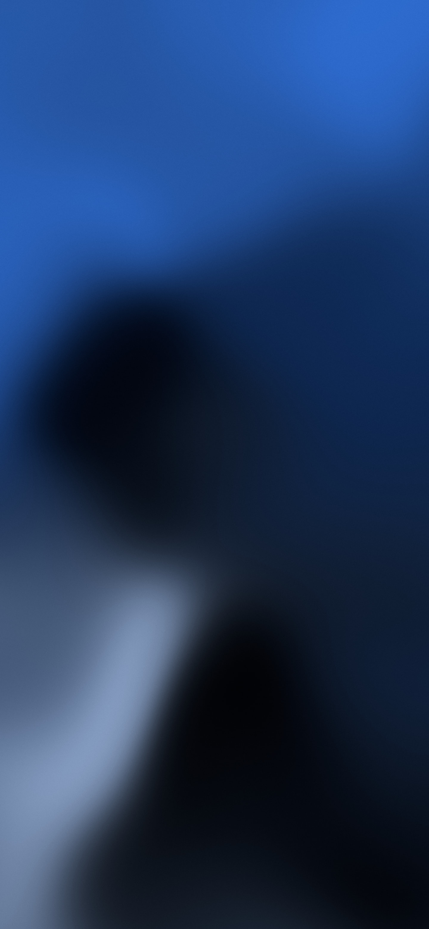 Blue and Black Mesh Gradient wallpaper for iPhone and Android