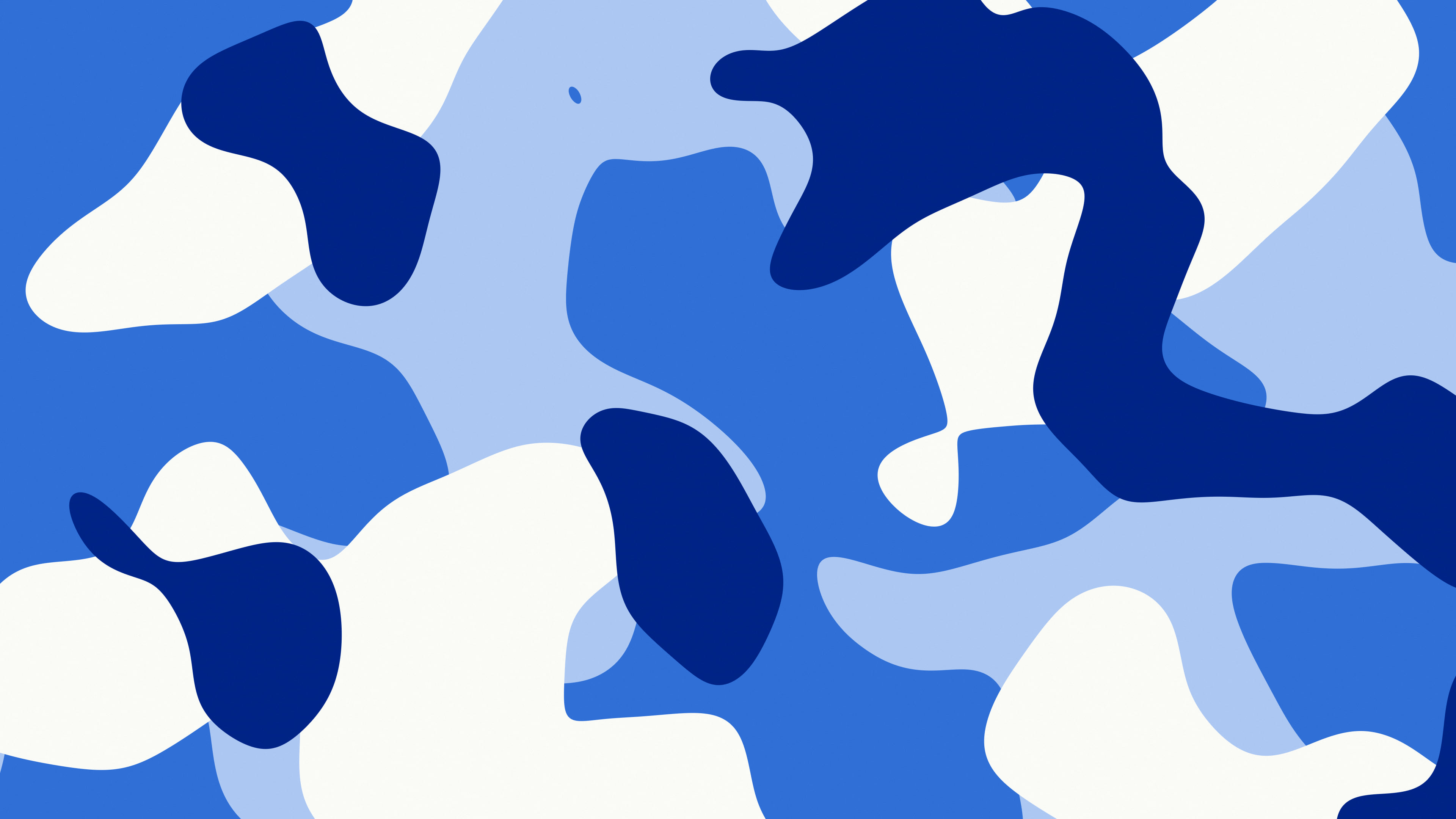 Blue and White Camo desktop wallpaper in 4K