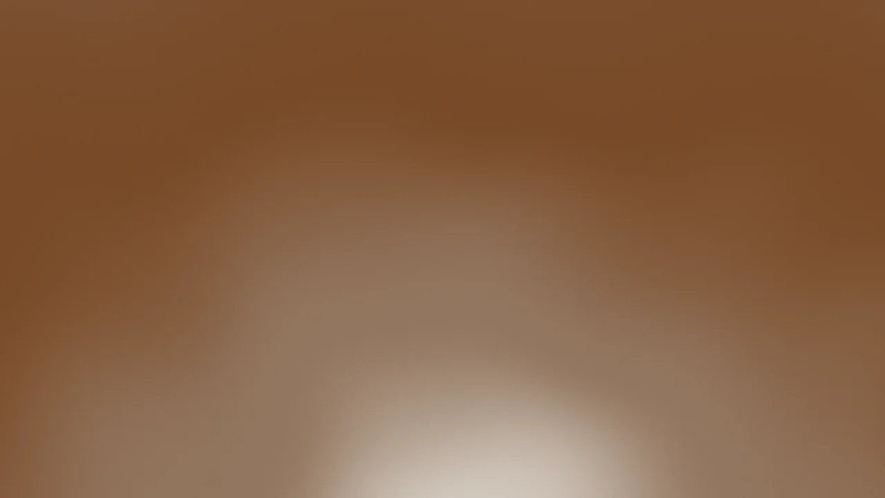 Brown Sunrise Aura Gradient desktop wallpaper in 4K