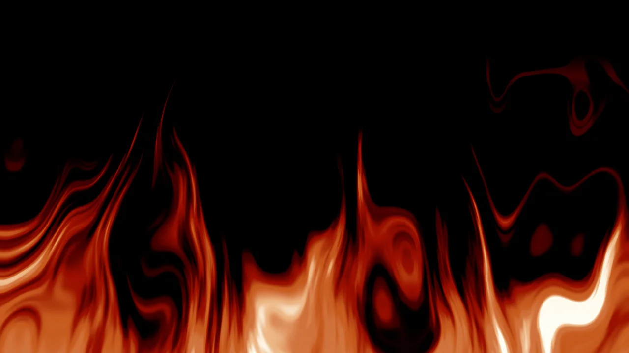 Burnt Orange Fire Flames desktop wallpaper in 4K