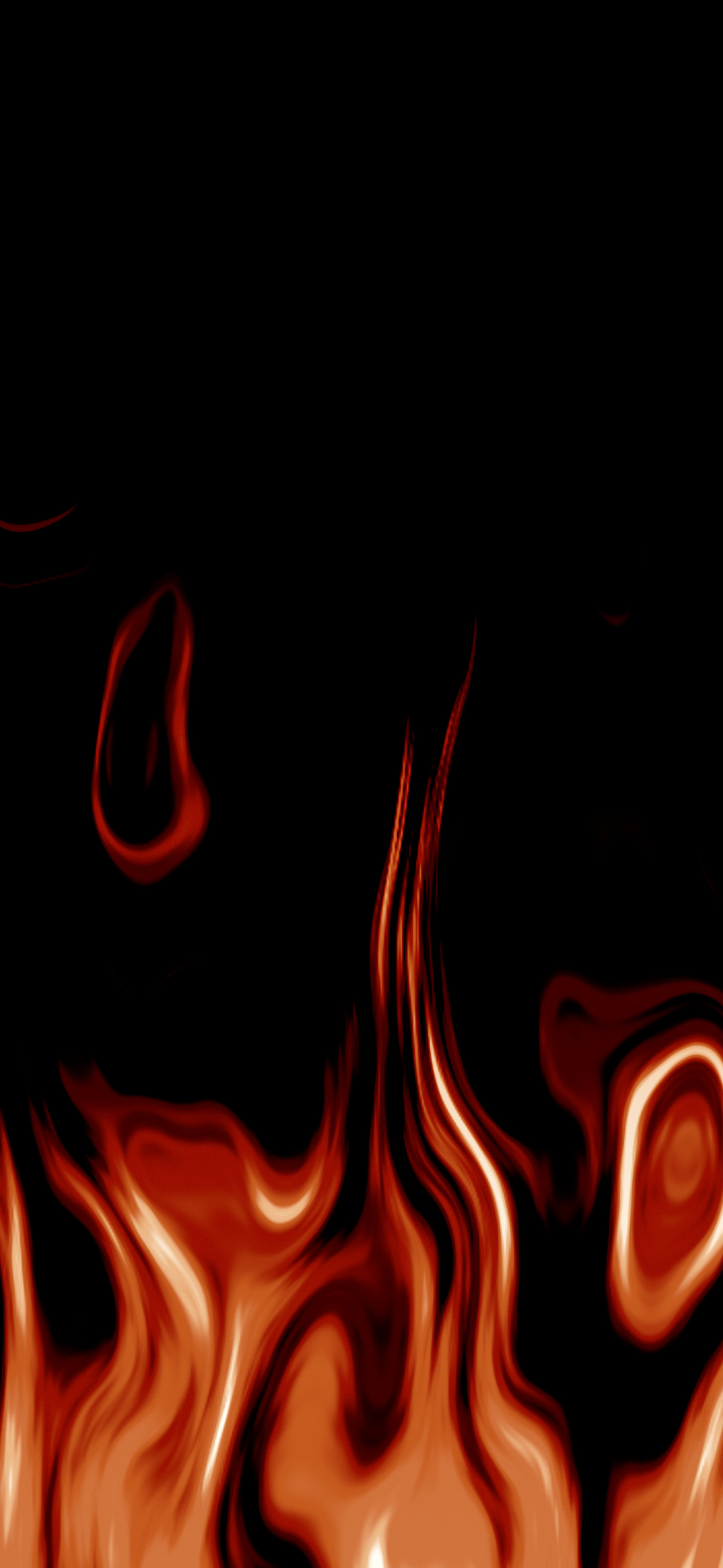 Burnt Orange Fire Flames wallpaper for iPhone and Android