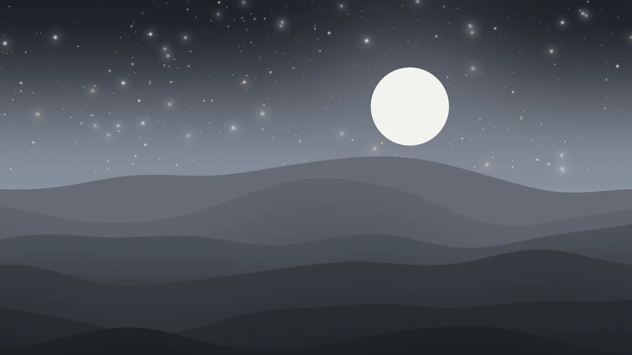 Charcoal and Ivory Minimalist Desert Dunes desktop wallpaper in 4K