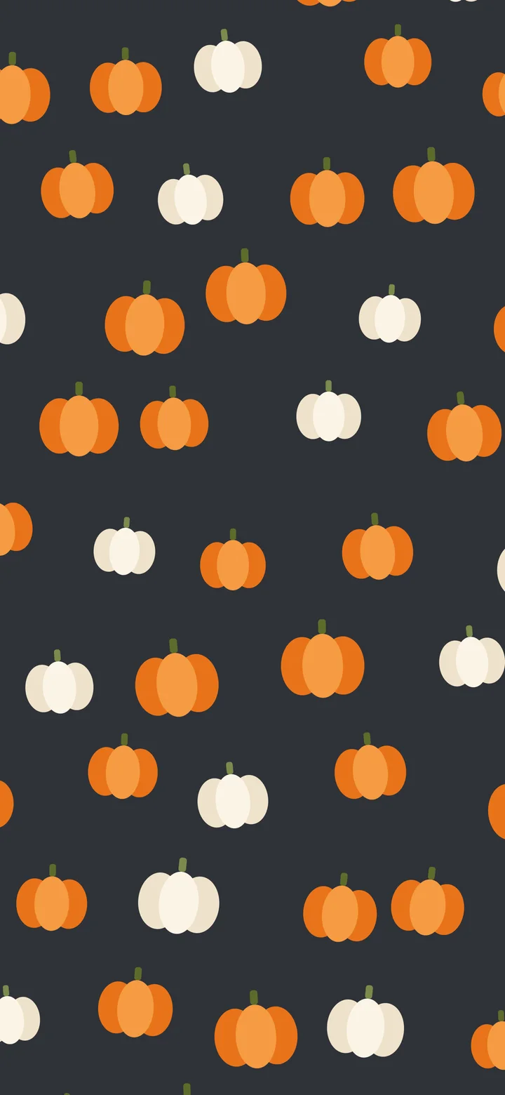Charcoal Pumpkin Pattern wallpaper for iPhone and Android