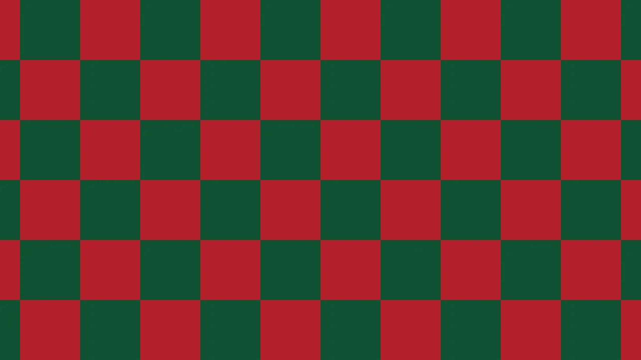 Christmas Green Checkered desktop wallpaper in 4K
