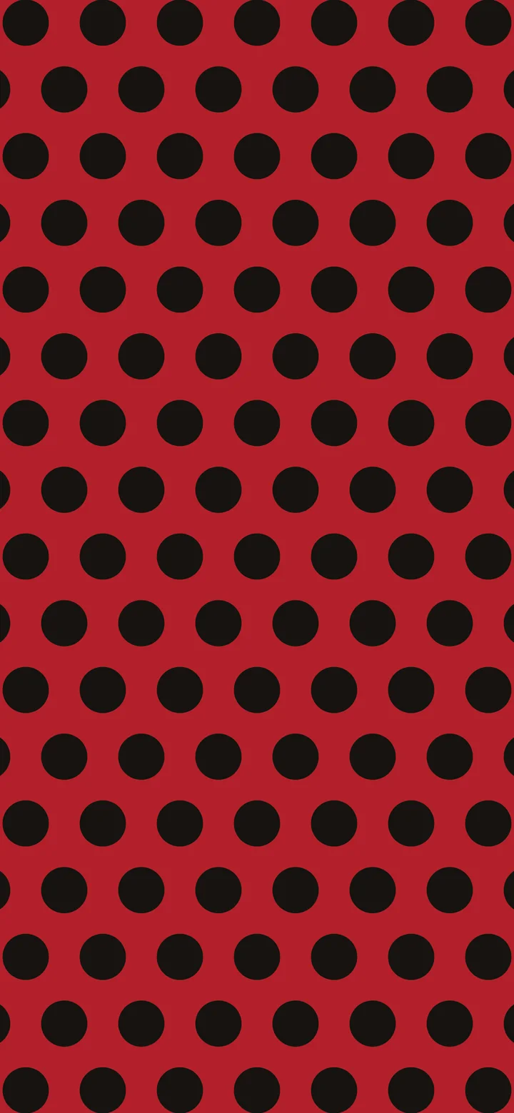 Christmas Red and Black Polka Dot wallpaper for iPhone and Android