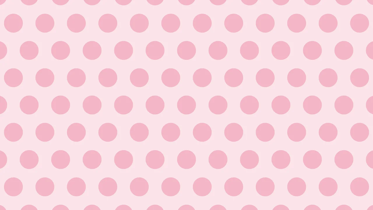 Coquette Pink Polka Dot desktop wallpaper in 4K