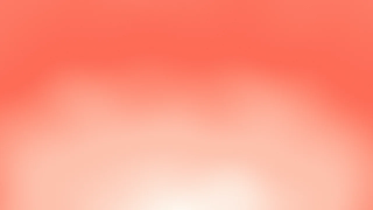 Coral and Cream Sunrise Aura Gradient desktop wallpaper in 4K