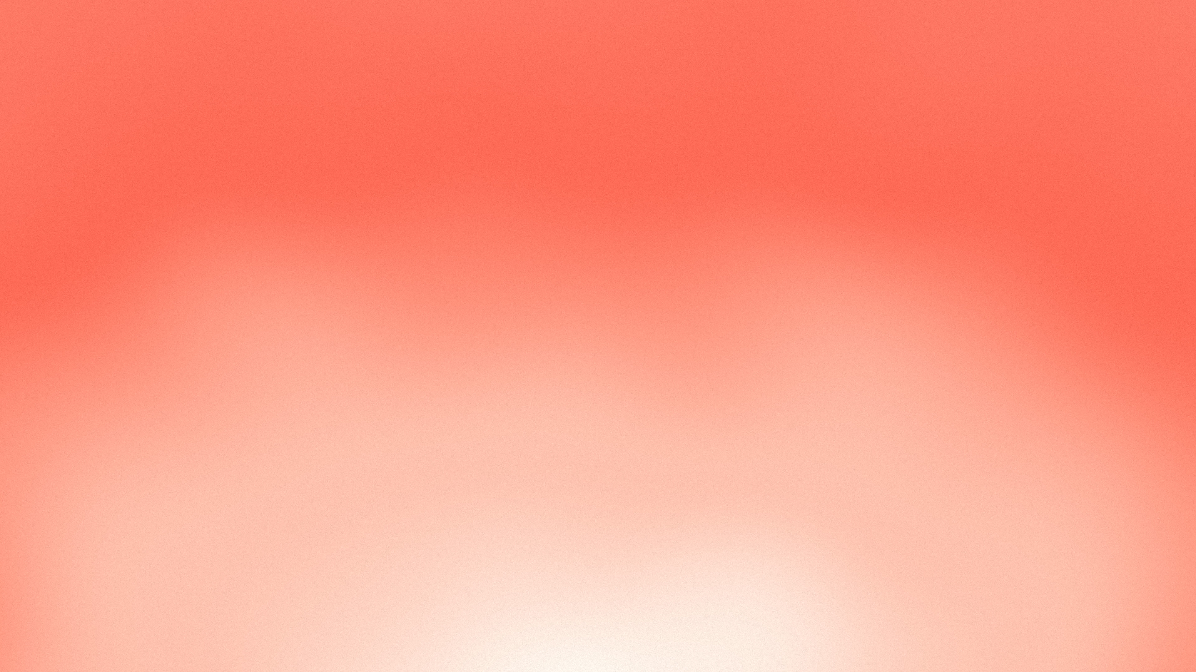 Coral and Cream Sunrise Aura Gradient desktop wallpaper in 4K