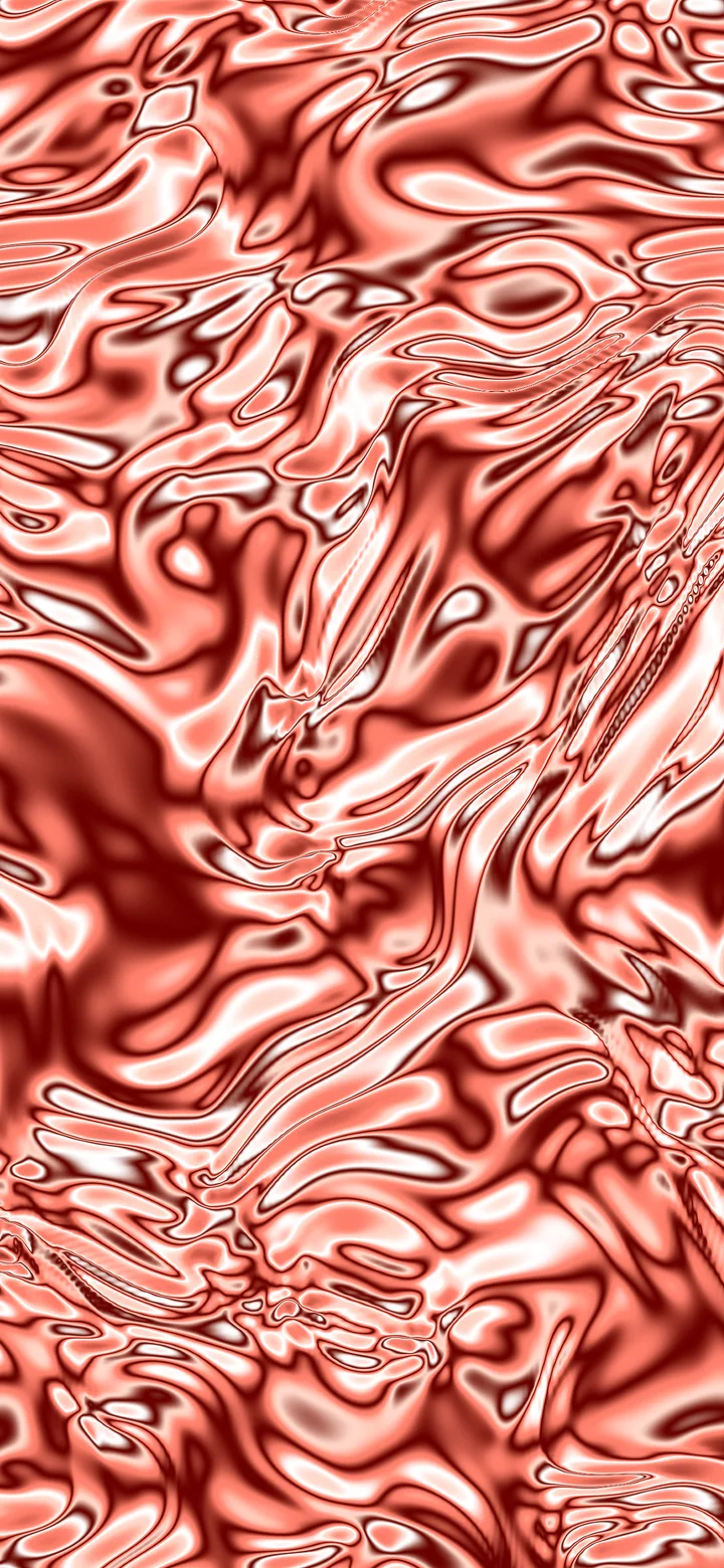 Coral Liquid Chrome wallpaper for iPhone and Android