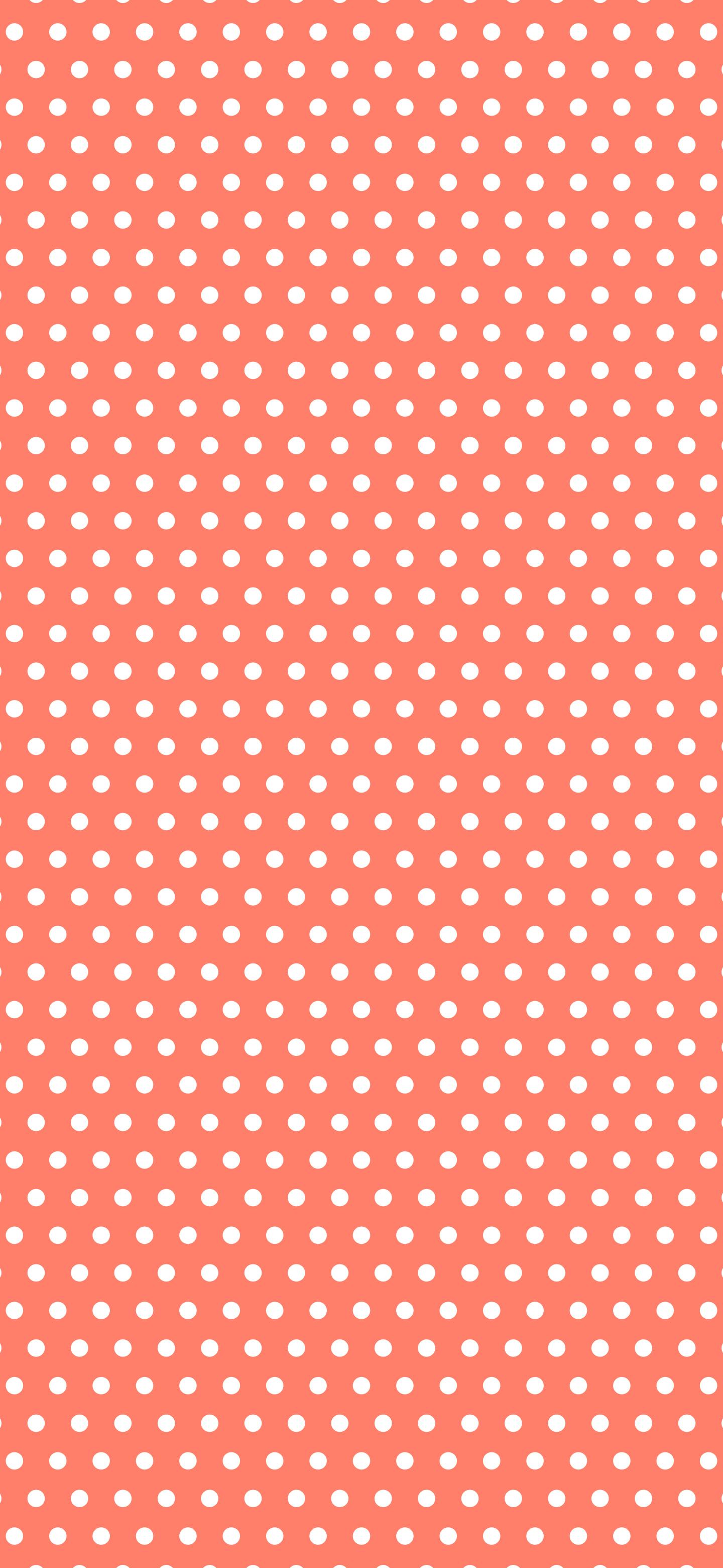 Coral Mini Polka Dot wallpaper for iPhone and Android