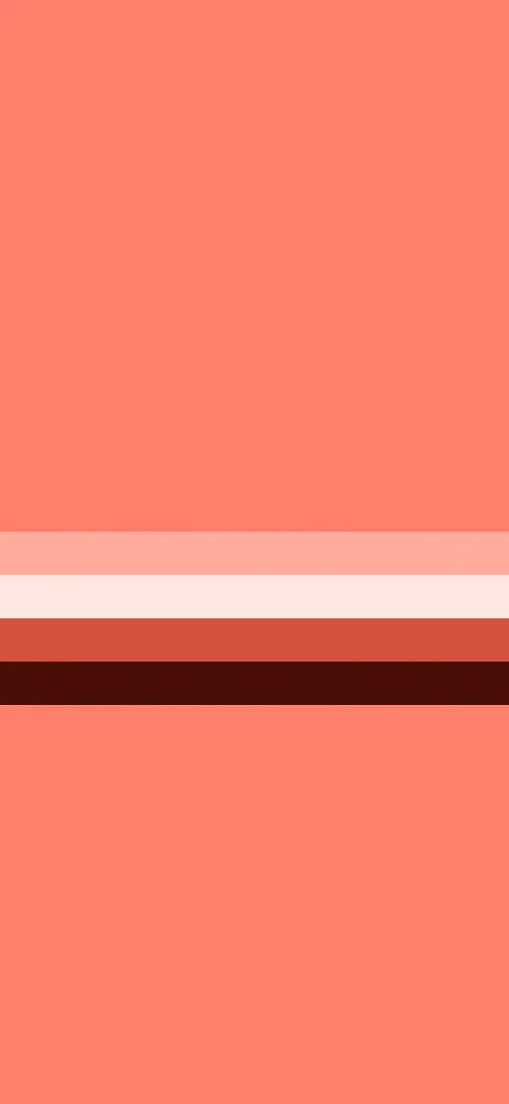 Coral Retro Stripe wallpaper for iPhone and Android