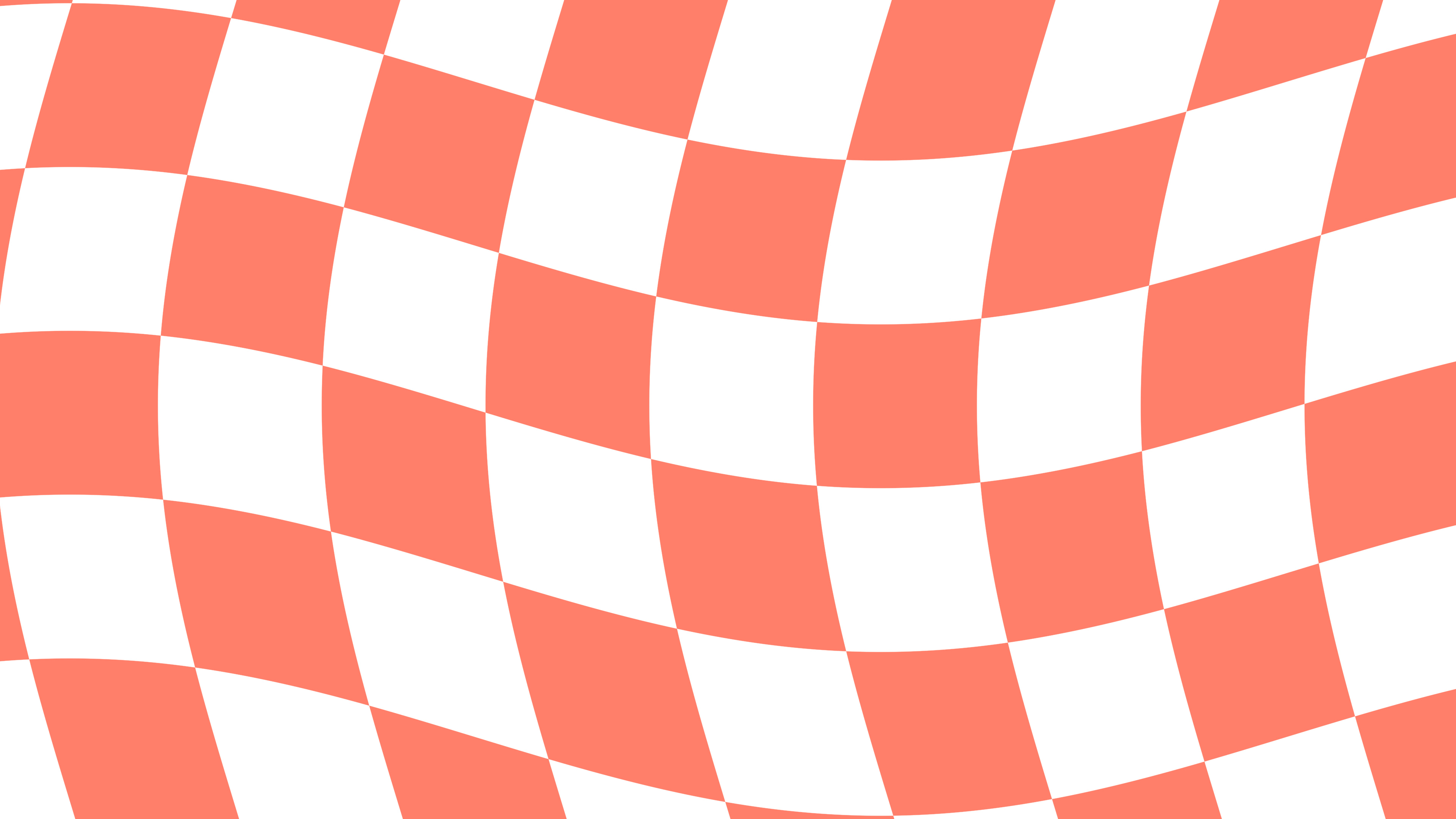 Coral Wavy Checkered desktop wallpaper in 4K