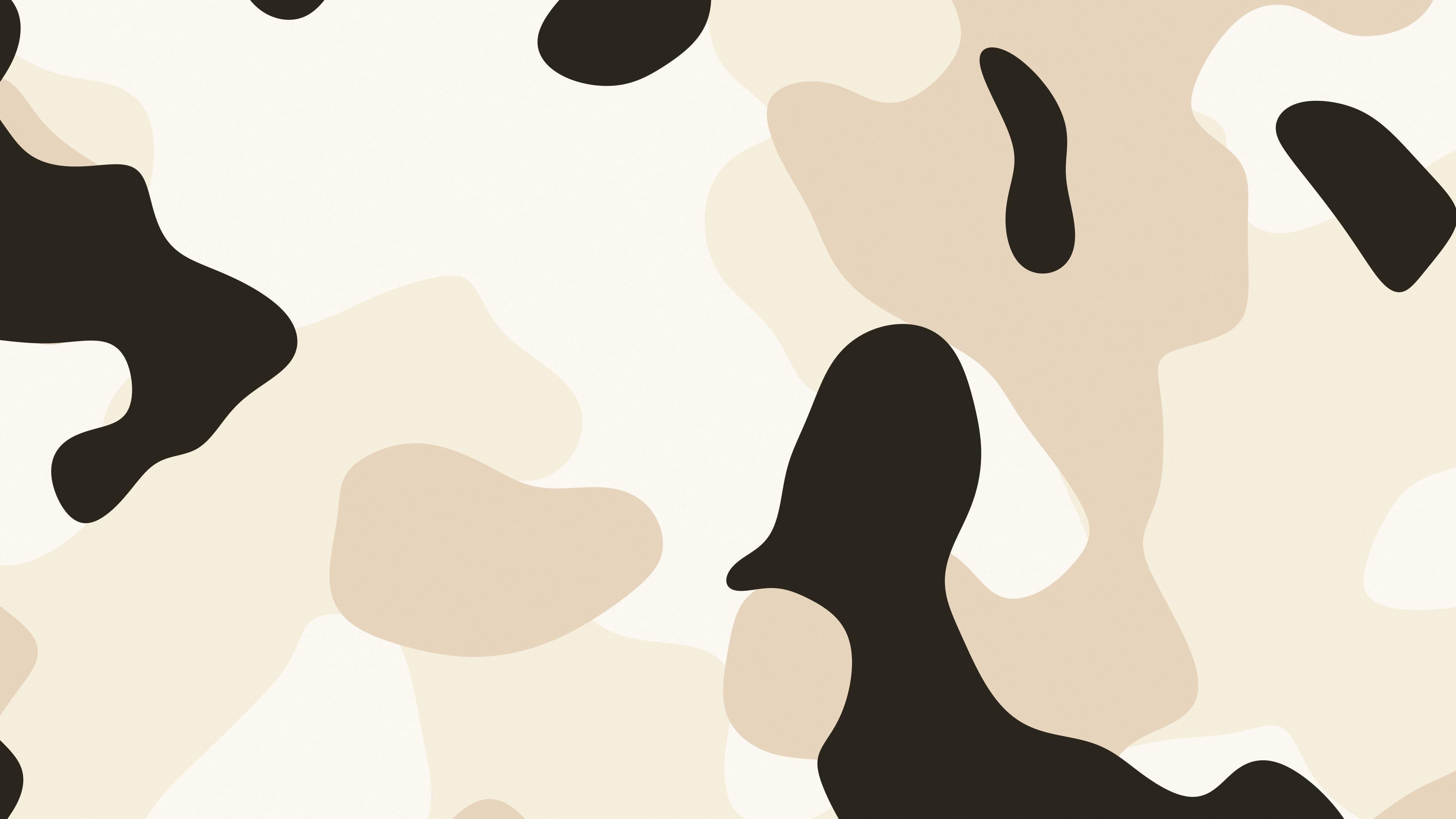 Cream and Beige Camo desktop wallpaper in 4K